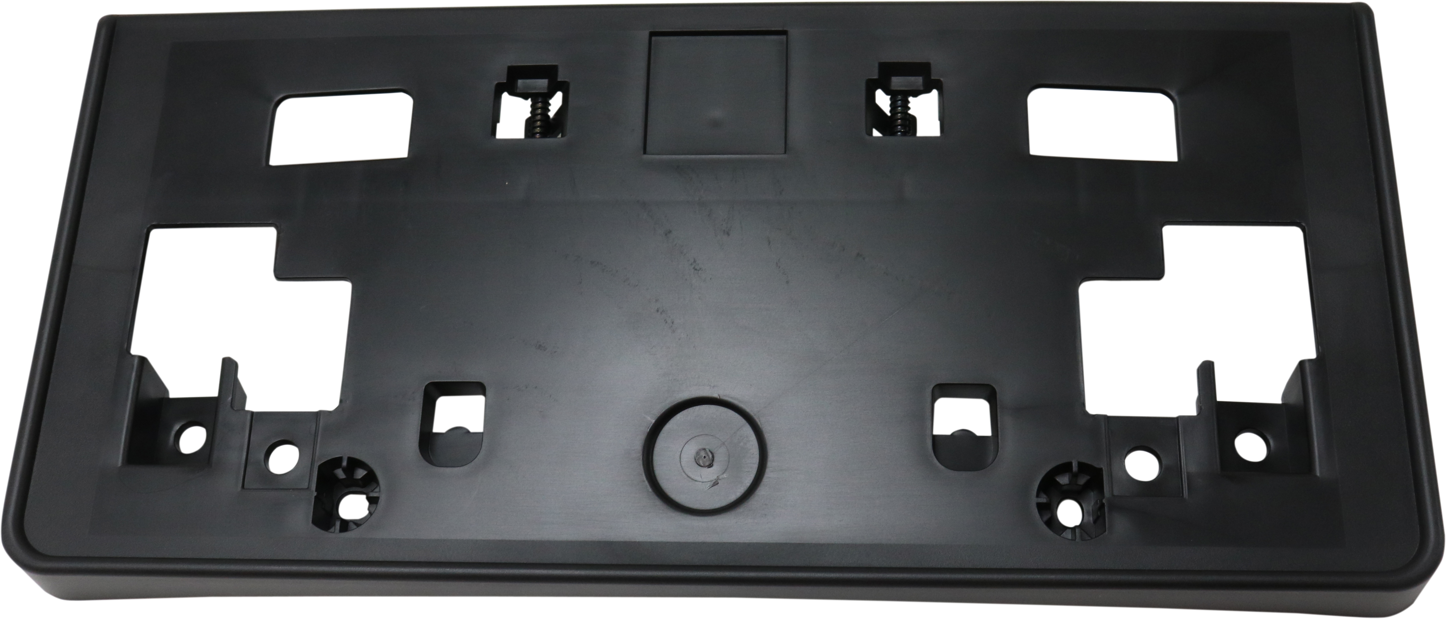 AM CX 7-10-12 FRONT LICENSE PLATE BRACKET Plastic SKU REPM017323 Partslink MA1068112 OEM EH4450170A