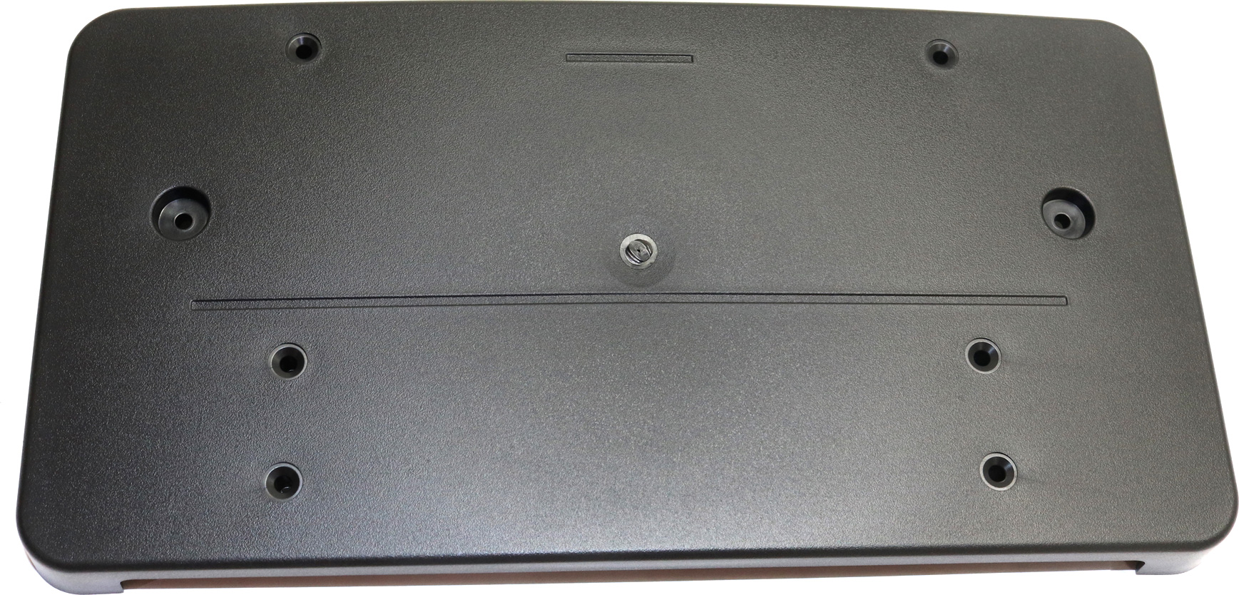 AM GL CLASS 13-16 FRONT LICENSE PLATE BRACKET Textured w o AMG Styling Pkg. SKU REPM017325 Partslink MB1068124 OEM 1668850381