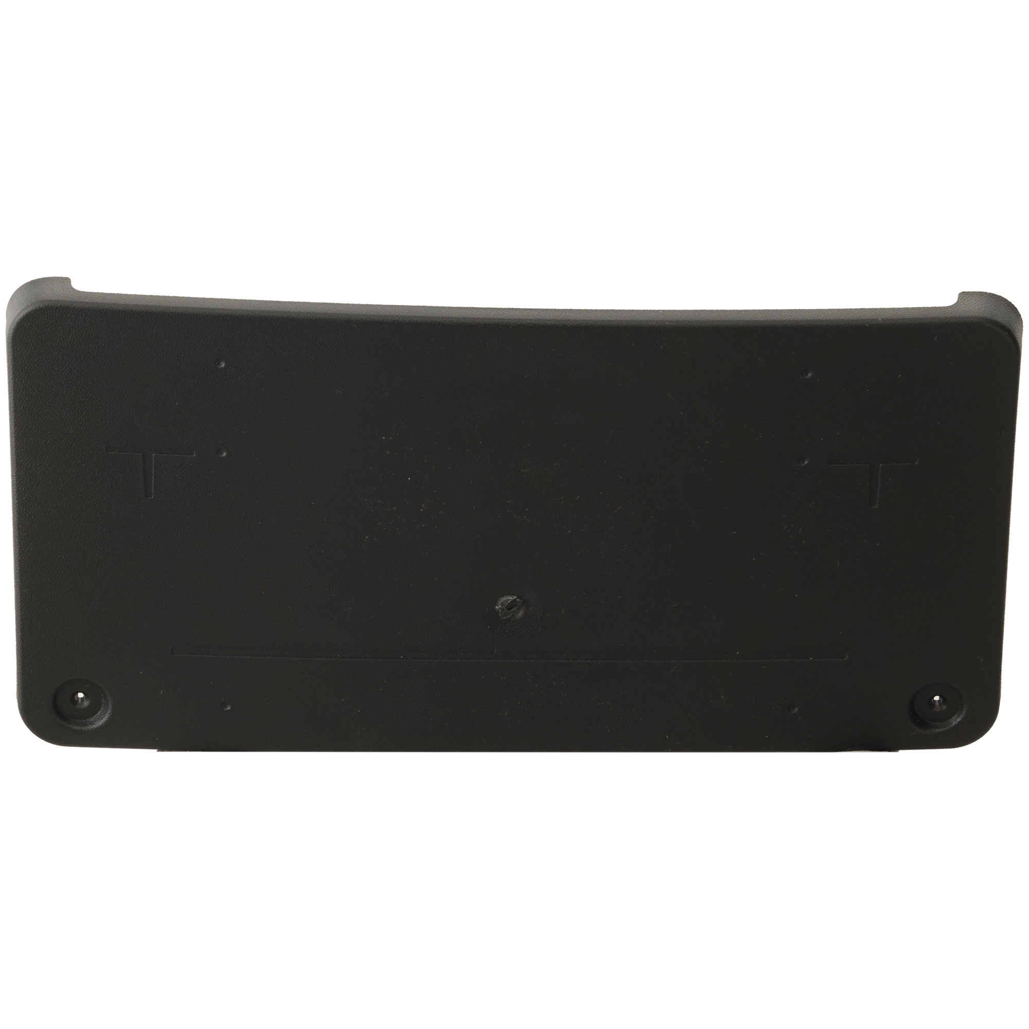 AM ML CLASS 12-15 FRONT LICENSE PLATE BRACKET Textured w o AMG Styling Pkg. Except ML63 AMG SKU REPM017327 Partslink MB1068122 OEM 1668851581