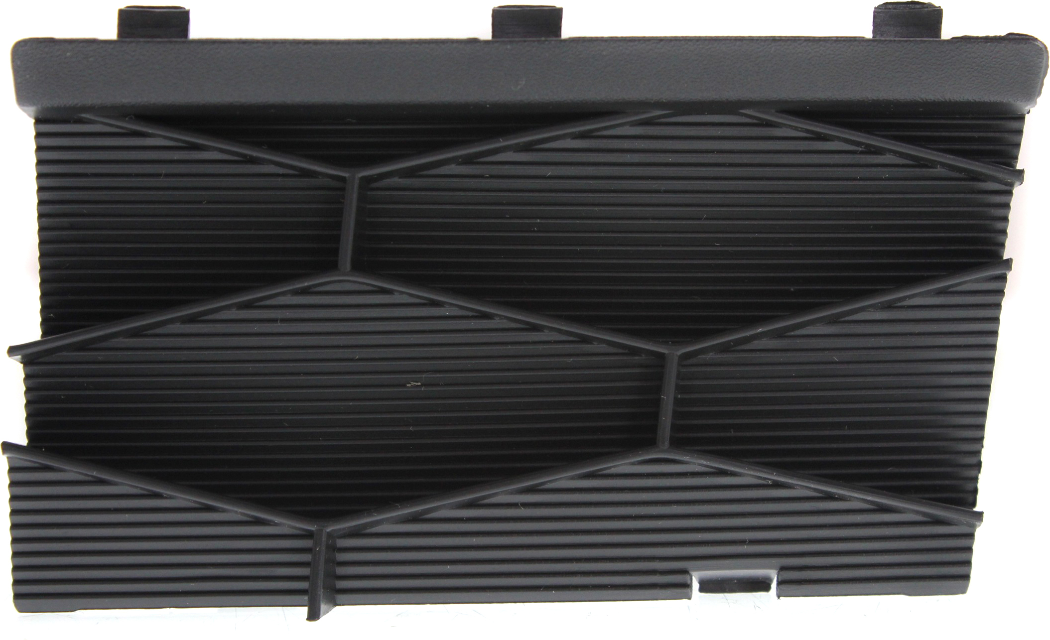 AM CX 9-10-12 FRONT BUMPER TOW HOOK COVER LH Black SKU REPM018412 Partslink MA1029104 OEM TE6950A12A