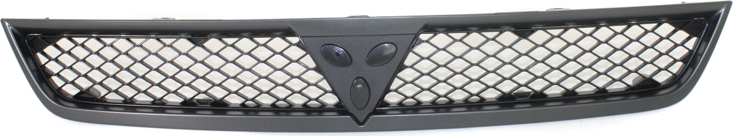 AM LANCER 08-15 GRILLE Silver Shell Black Insert Exc. Evolution Ralliart Models SKU REPM070117 Partslink MI1200254 OEM 7450A095