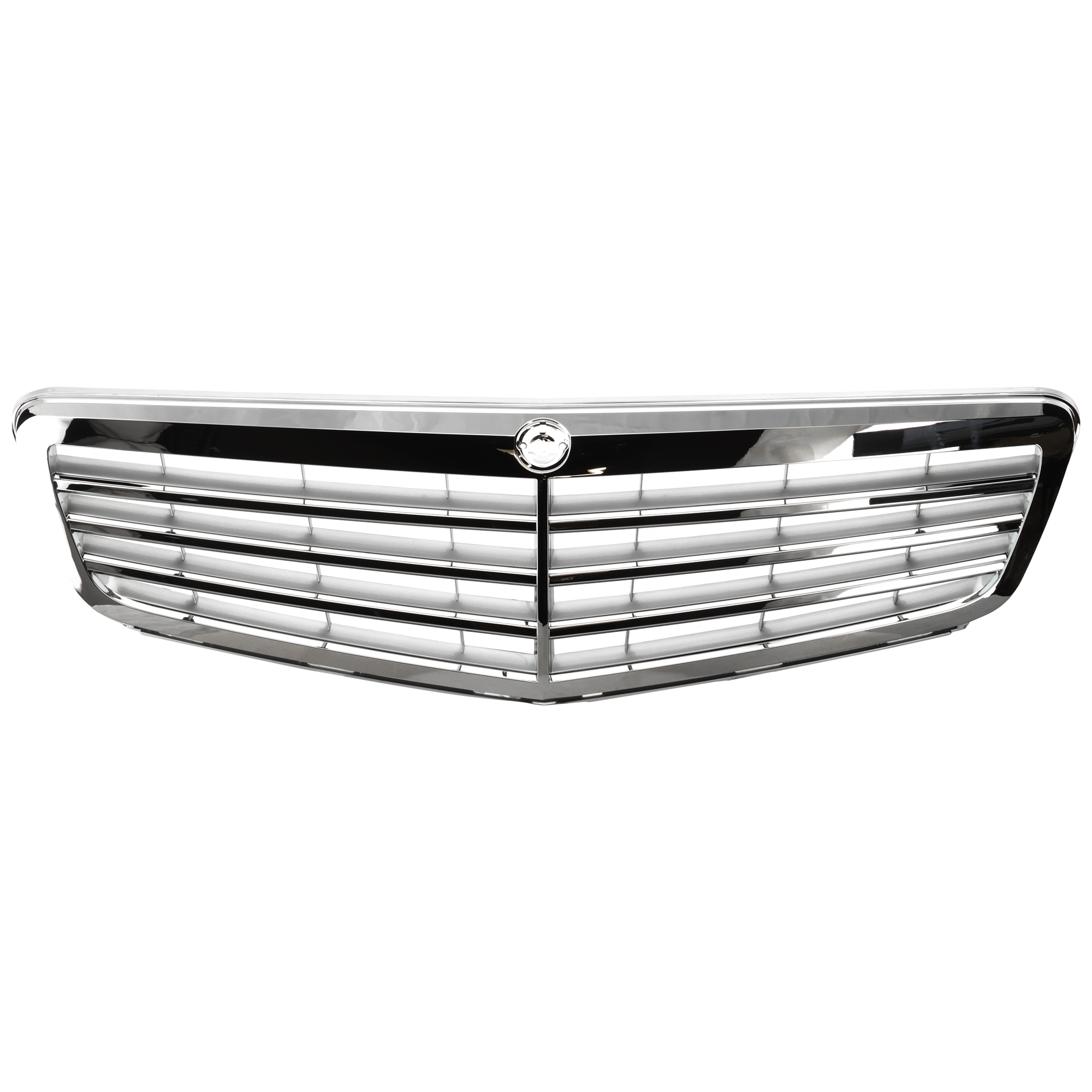 AM C CLASS 08-11 GRILLE Painted Gray Shell and Insertw o AMG Styling Pkg w o Sport Pkg SKU REPM070124 Partslink MB1200145 OEM 20488014837246