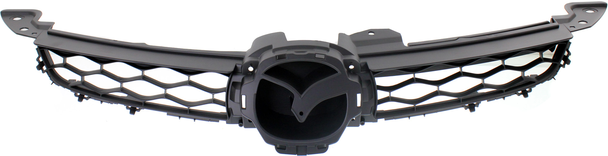 AM CX 7-10-12 GRILLE Primed Black Shell and Insert Black 2.3L Eng SKU REPM070172 Partslink MA1200188 OEM EH4450710C