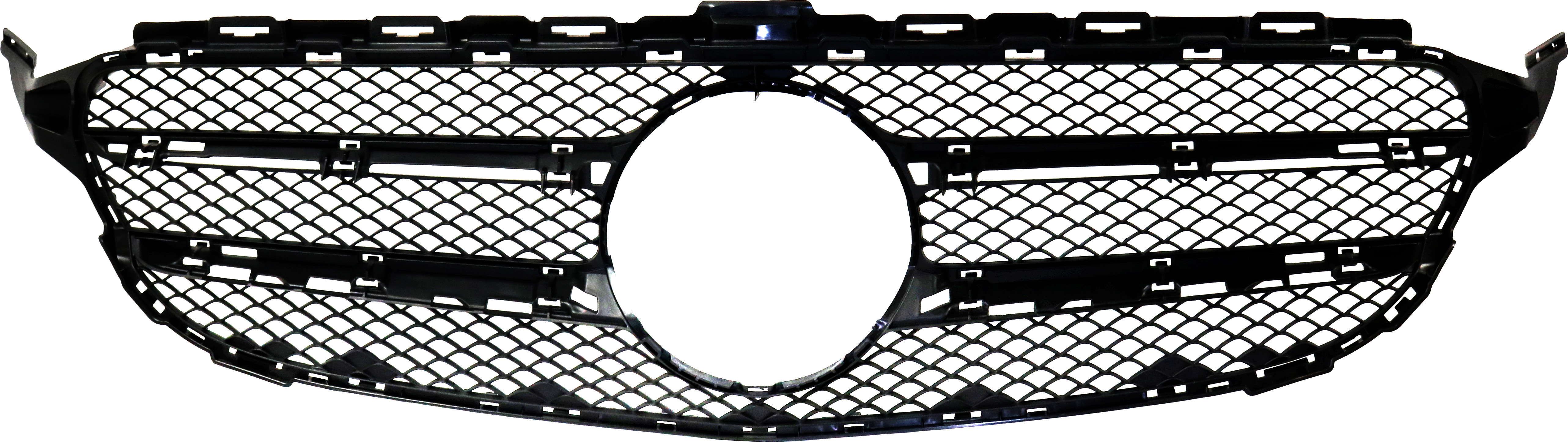 AM C300 C400-15-21 FRONT BUMPER GRILLE Textured 15-18 w o Sport Package LuxuryPackage 19-21 w o AMG Styling Package w o Camera Hole Sedan CAPA SKU REPM070197Q Partslink MB1200172C OEM 2058880023