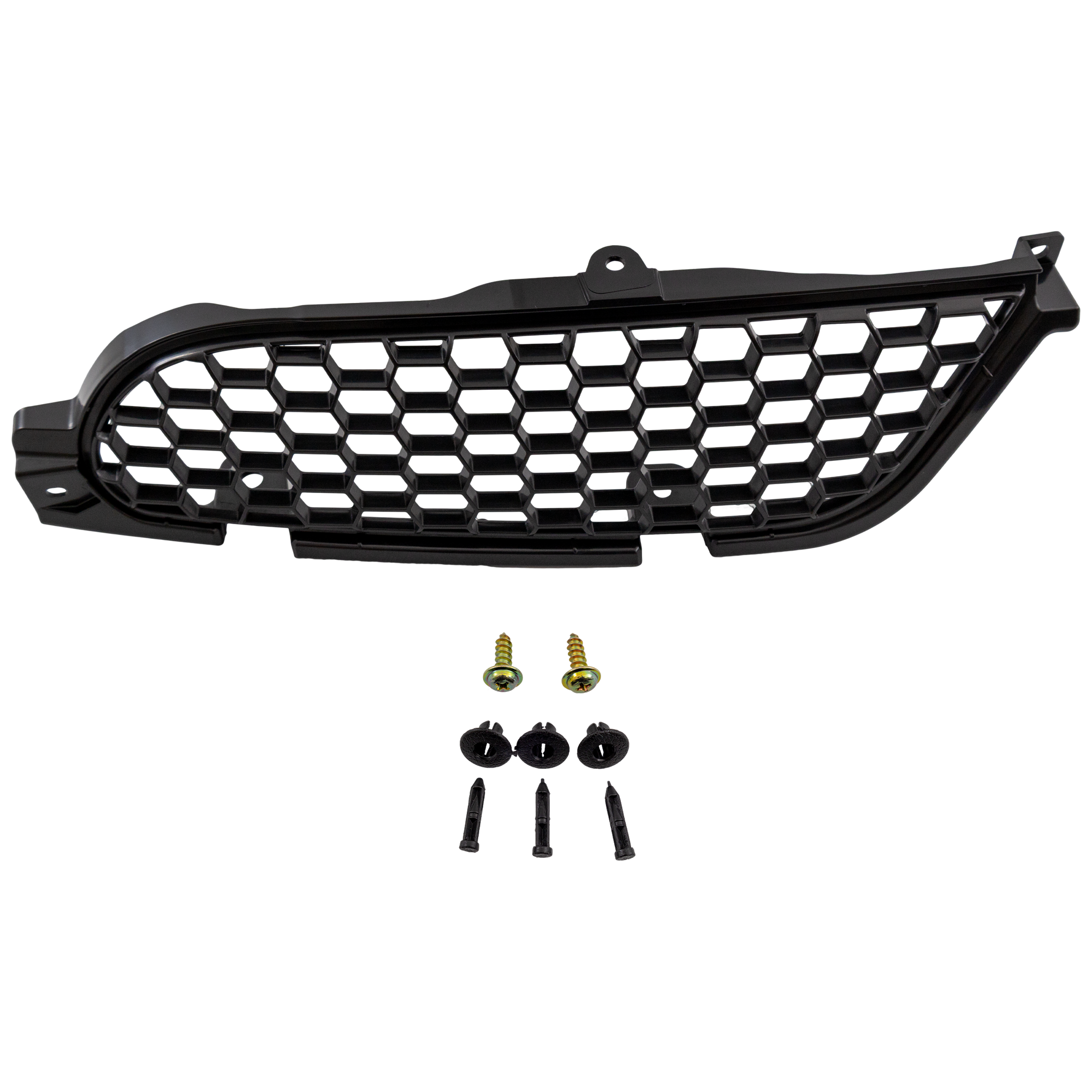 AM ECLIPSE 06-08 GRILLE RH Painted Black Shell and Insert SKU REPM070301 Partslink MI1200253 OEM 7450A382XA