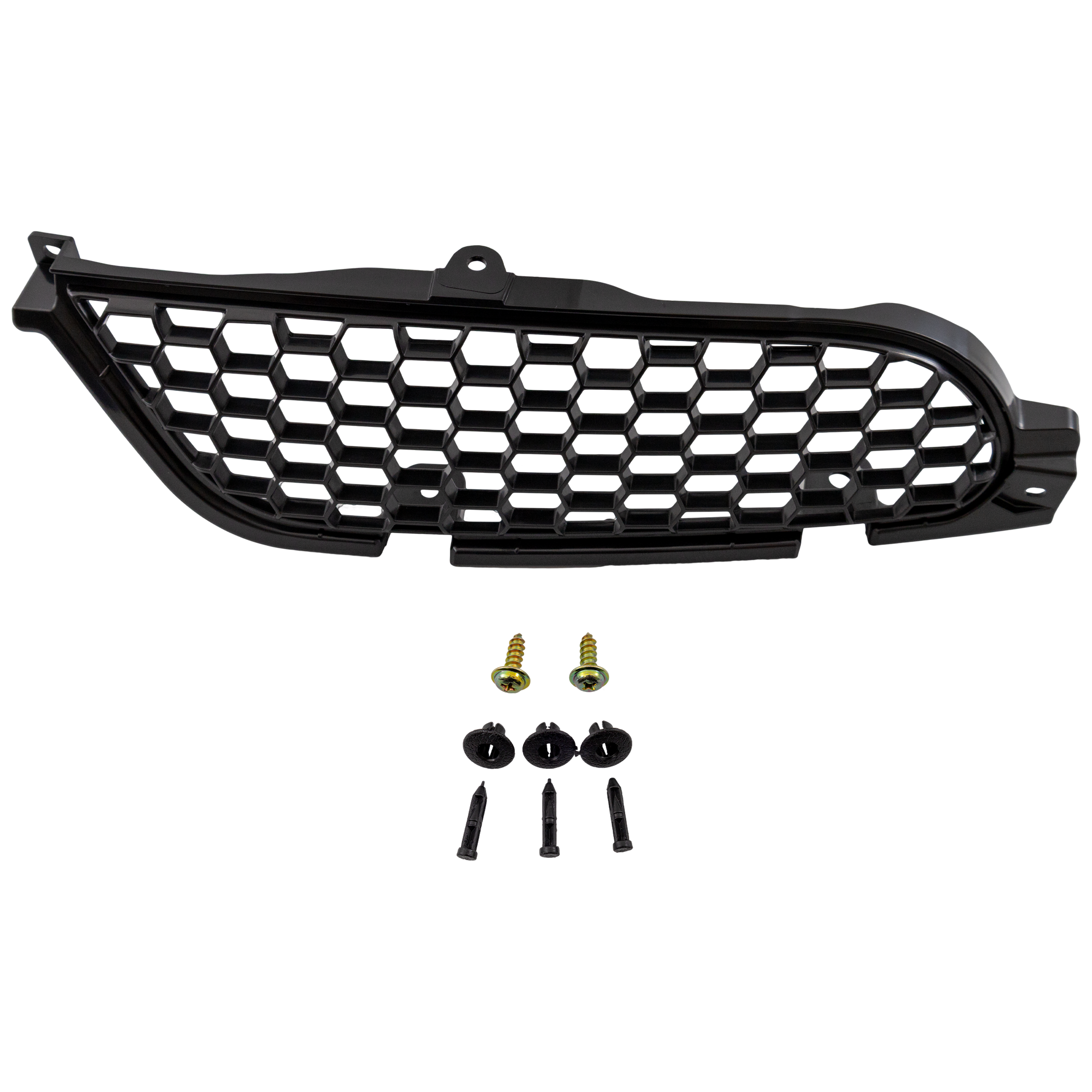 AM ECLIPSE 06-08 GRILLE LH Painted Black Shell and Insert SKU REPM070302 Partslink MI1200252 OEM 7450A381XA