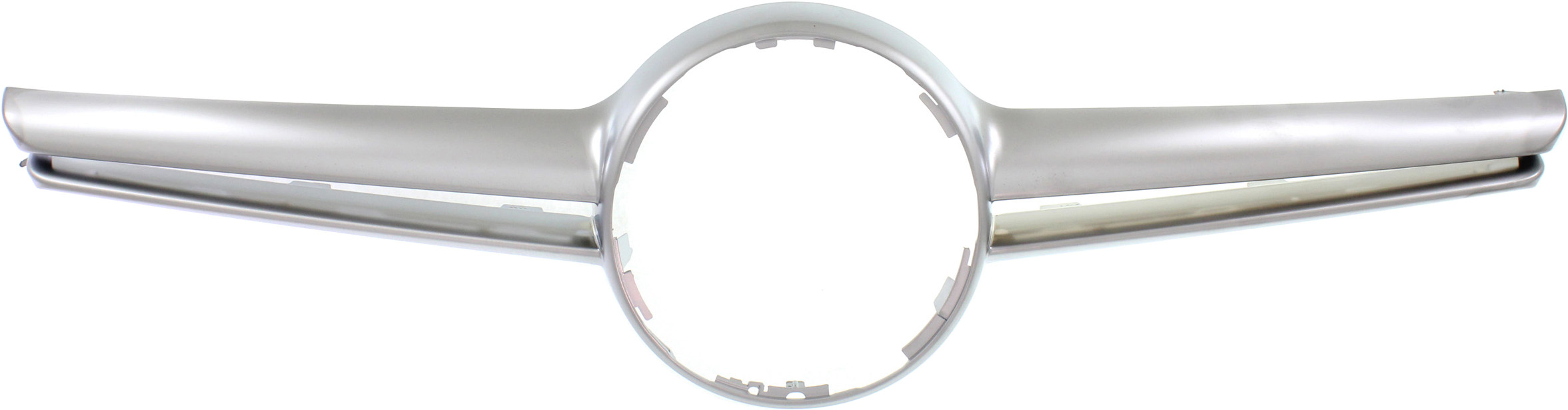 AM E63 AMG 14-16 GRILLE MOLDING Grille Cover Center Chrome w o Night Pkg. SKU REPM070715 Partslink MB1210108 OEM 2128853222