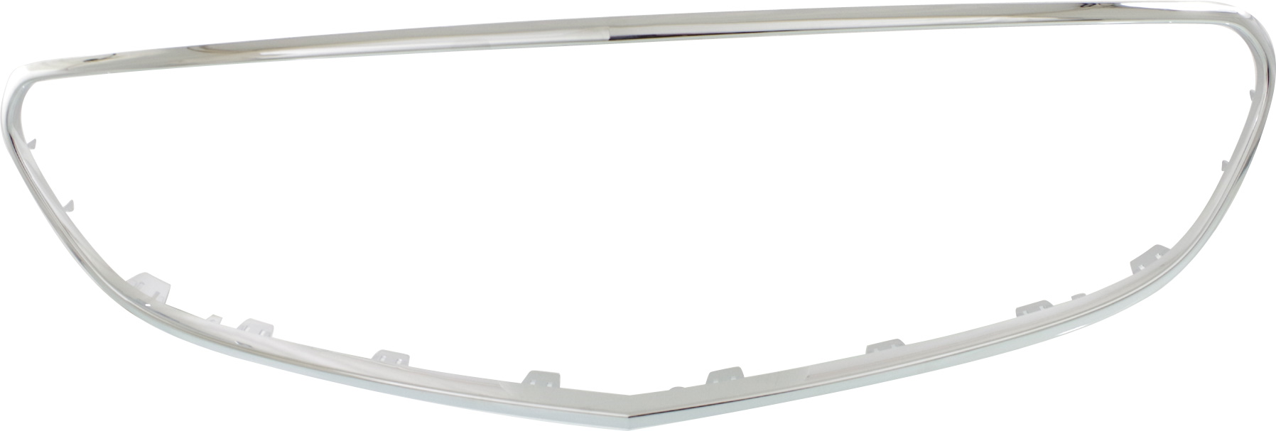 AM E CLASS 14-16 GRILLE MOLDING Chrome Exc. E63 AMG Model Sdn Wgn w AMG Styling Pkg SKU REPM070717 Partslink MB1202104 OEM 2128852574