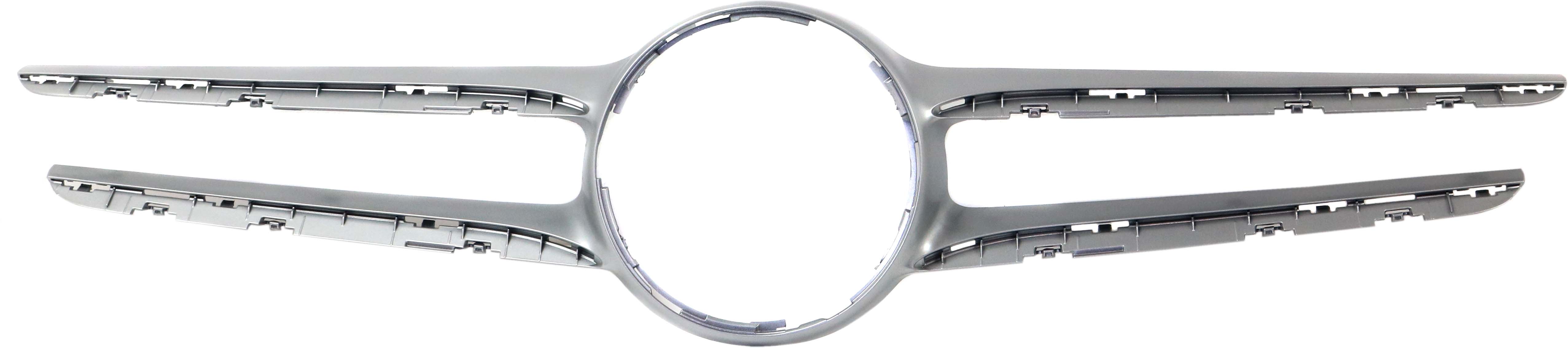 AM C300-15-16 C400-15-15 GRILLE MOLDING Center w o Luxury Sport Package and Camera Hole w Distronic Cruise Control Sedan CAPA SKU REPM070721Q Partslink MB1210115C OEM 20588801609982