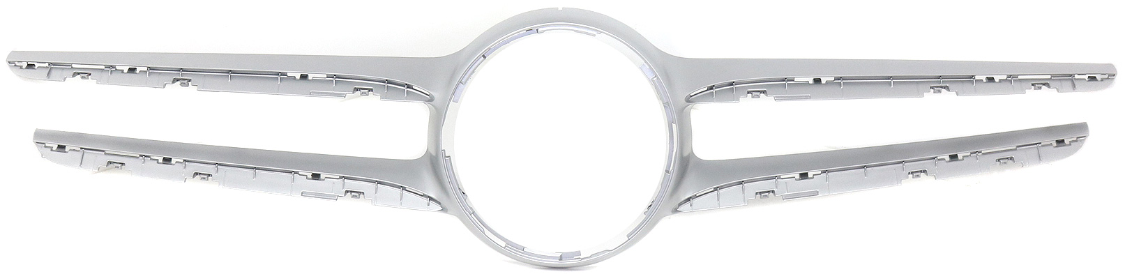 AM C300-15-16 C400-15-15 GRILLE MOLDING Center w o Luxury Sport Package and Camera Hole w Distronic Cruise Control Sedan SKU REPM070721 Partslink MB1210115 OEM 20588801609982