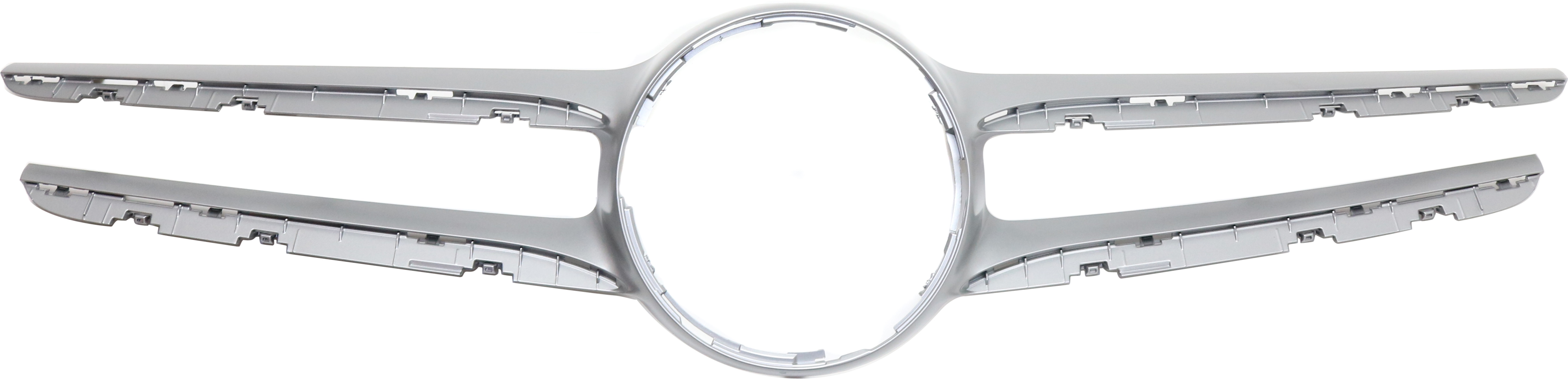 AM C300-15-18 C400-15-15 GRILLE MOLDING Center w o Luxury Sport Package w Camera Hole and Distronic Cruise Control Sedan SKU REPM070722 Partslink MB1210116 OEM 20588807609982
