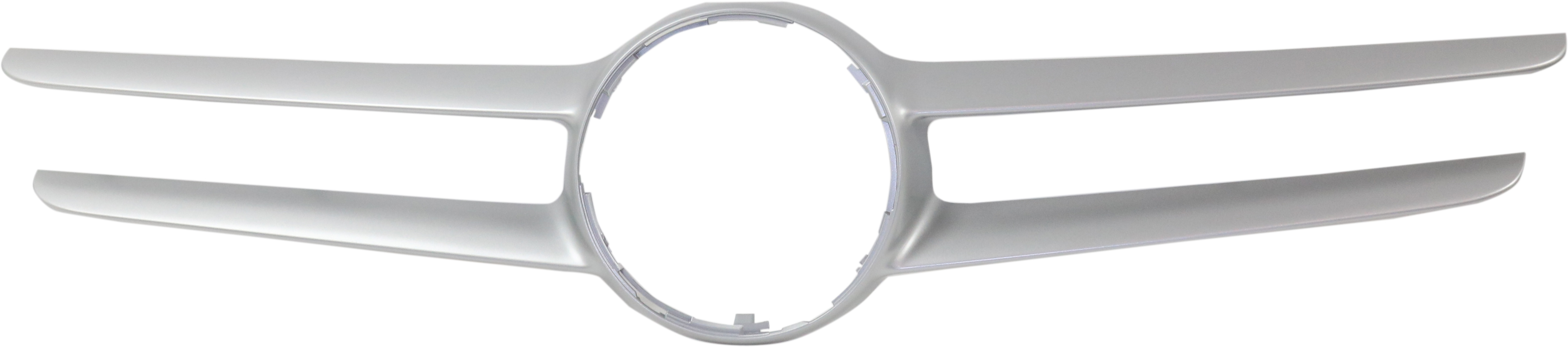 AM C300-15-18 C400-15-15 GRILLE MOLDING Center w o Luxury Sport Package w Camera Hole w o Distronic Cruise Control Sedan CAPA SKU REPM070723Q Partslink MB1210114C OEM 2058880860