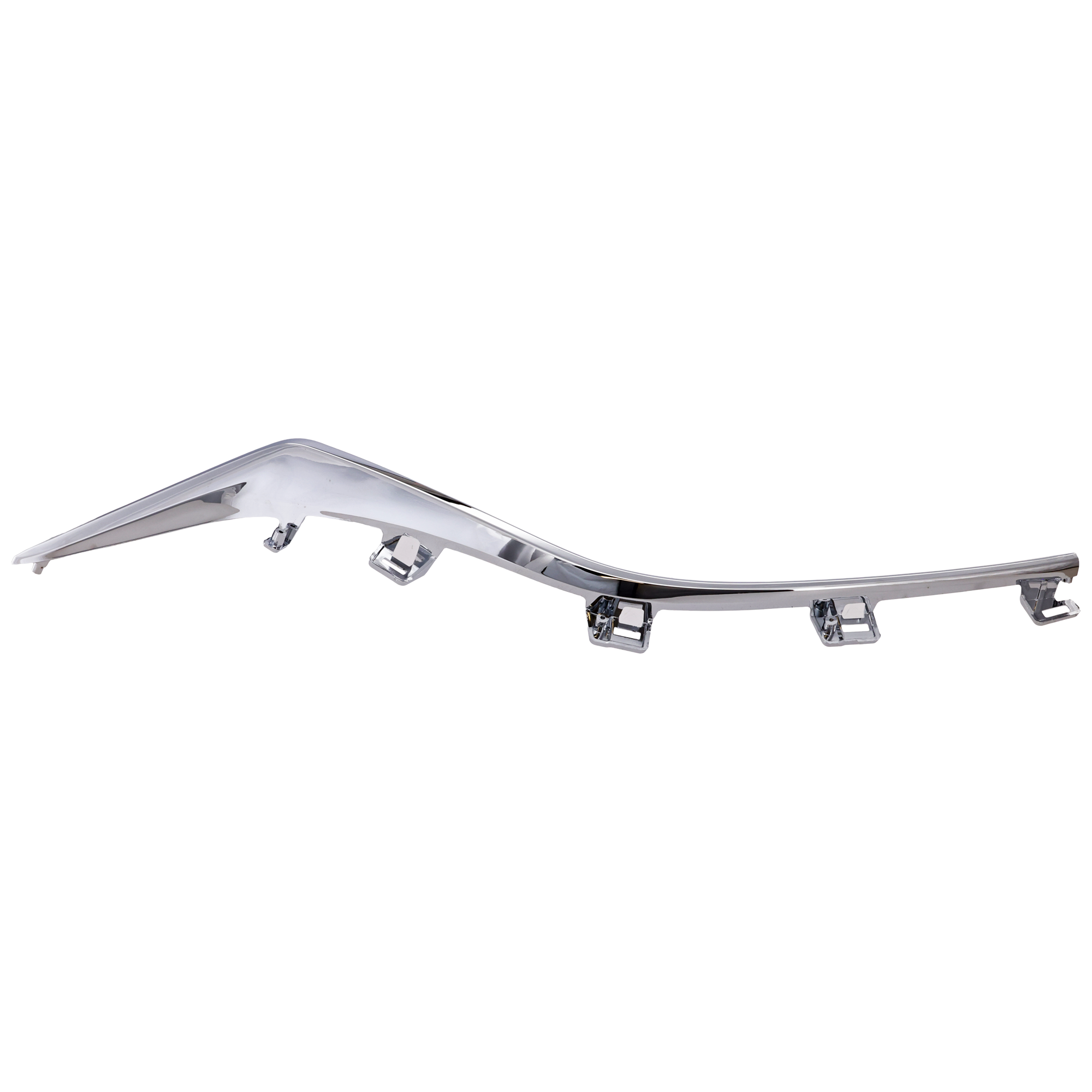 AM MAZDA 3-14-16 GRILLE MOLDING RH Chrome Hatchback Sedan SKU REPM071105 Partslink MA1215105 OEM BHN1507J1A