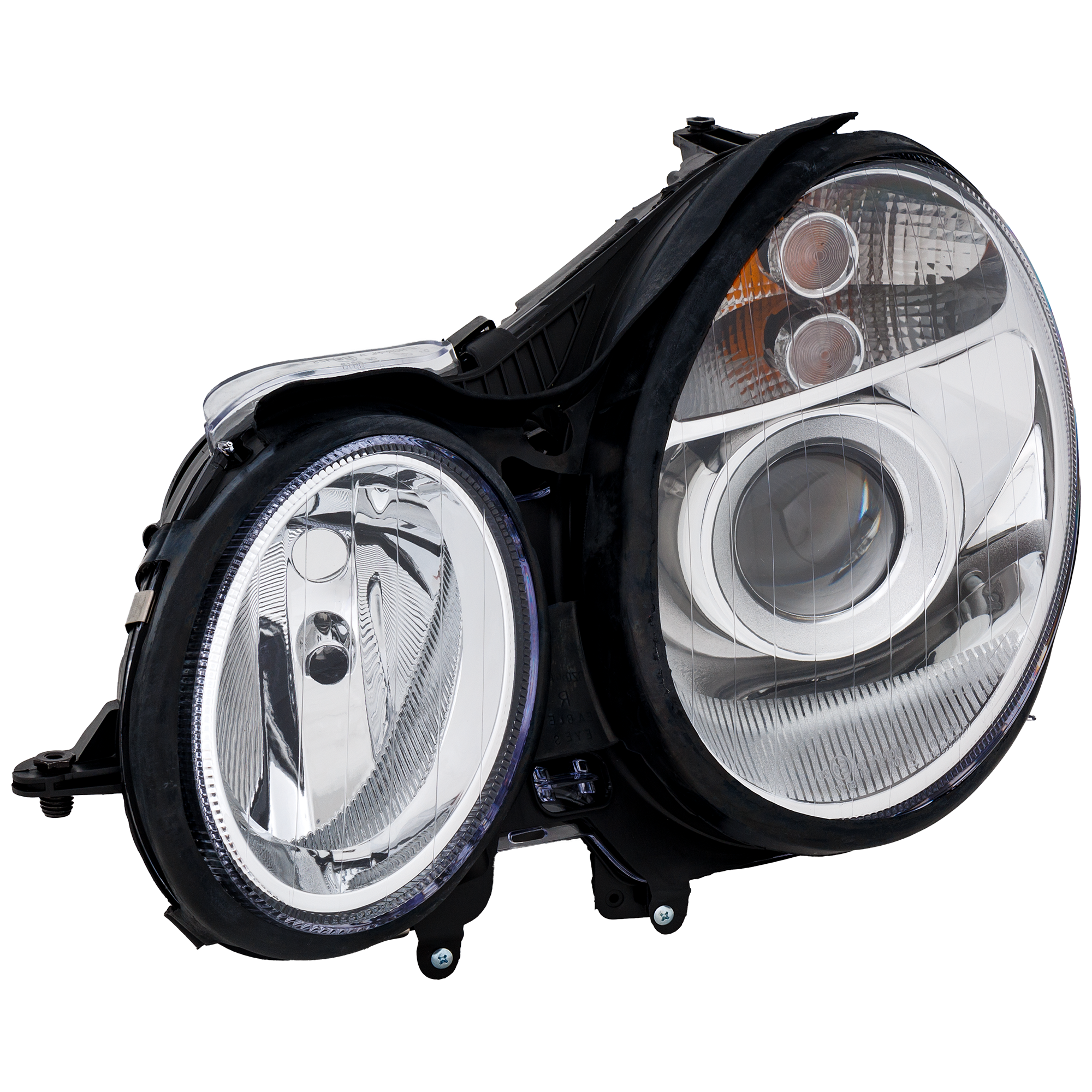 AM E CLASS 03-06 HEAD LAMP LH Assembly Halogen Sedan Wagon CAPA SKU REPM100102Q Partslink MB2502108C OEM 2118200361