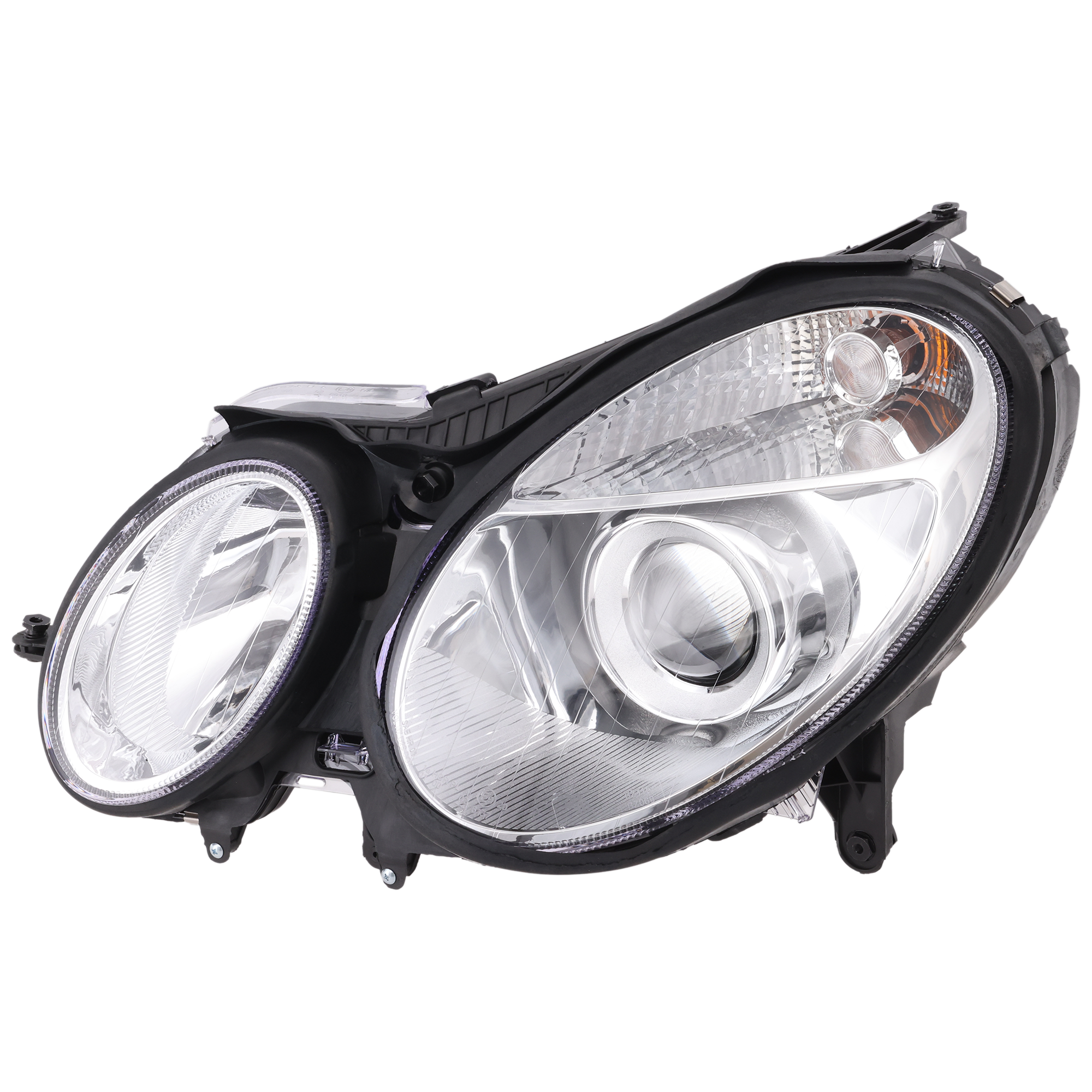 AM E CLASS 03-06 HEAD LAMP LH Assembly Halogen Sedan Wagon SKU REPM100102 Partslink MB2502108 OEM 2118200361
