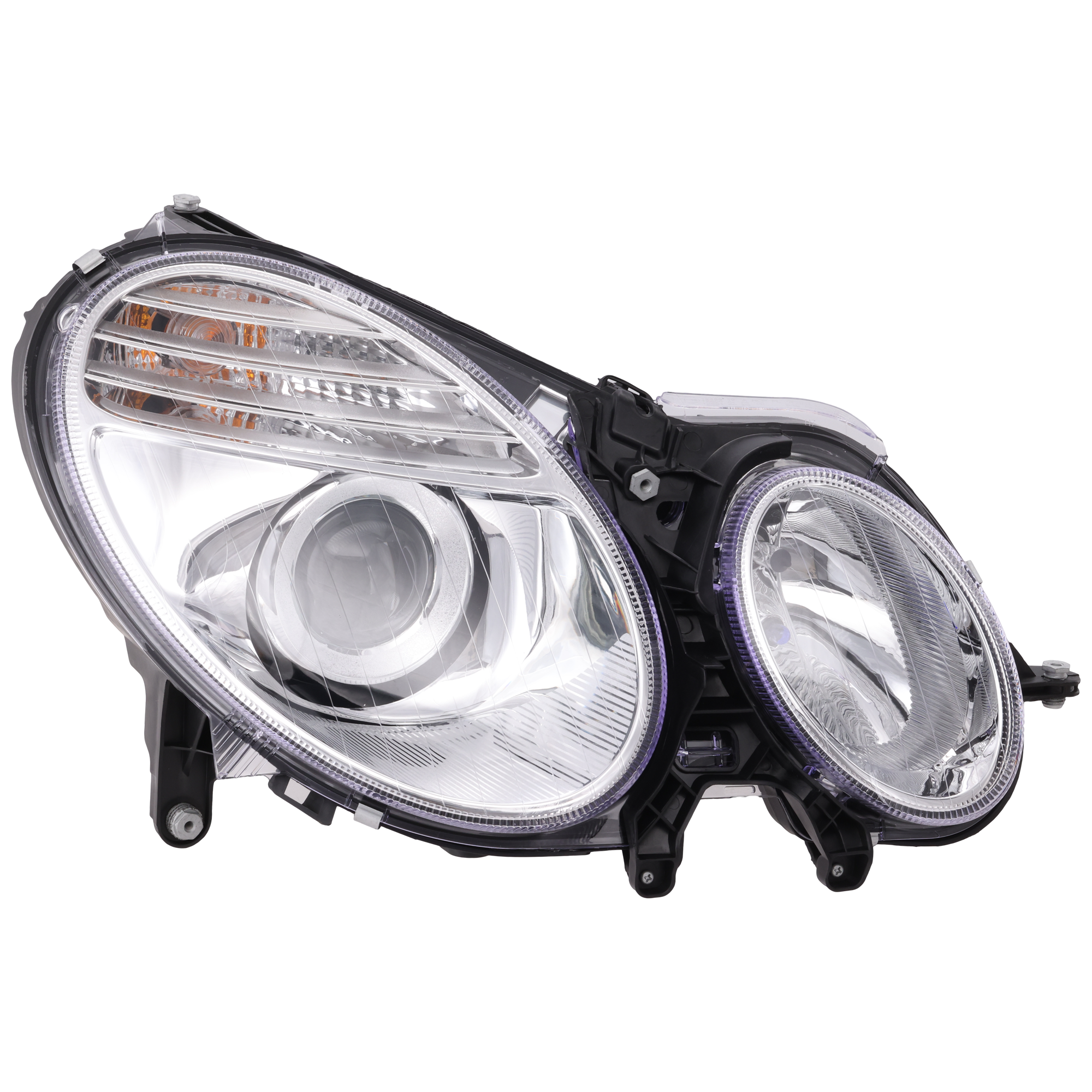 AM E CLASS 07-09 HEAD LAMP RH Assembly Halogen From 6-30-06 CAPA SKU REPM100105Q Partslink MB2501100C OEM 211820346164