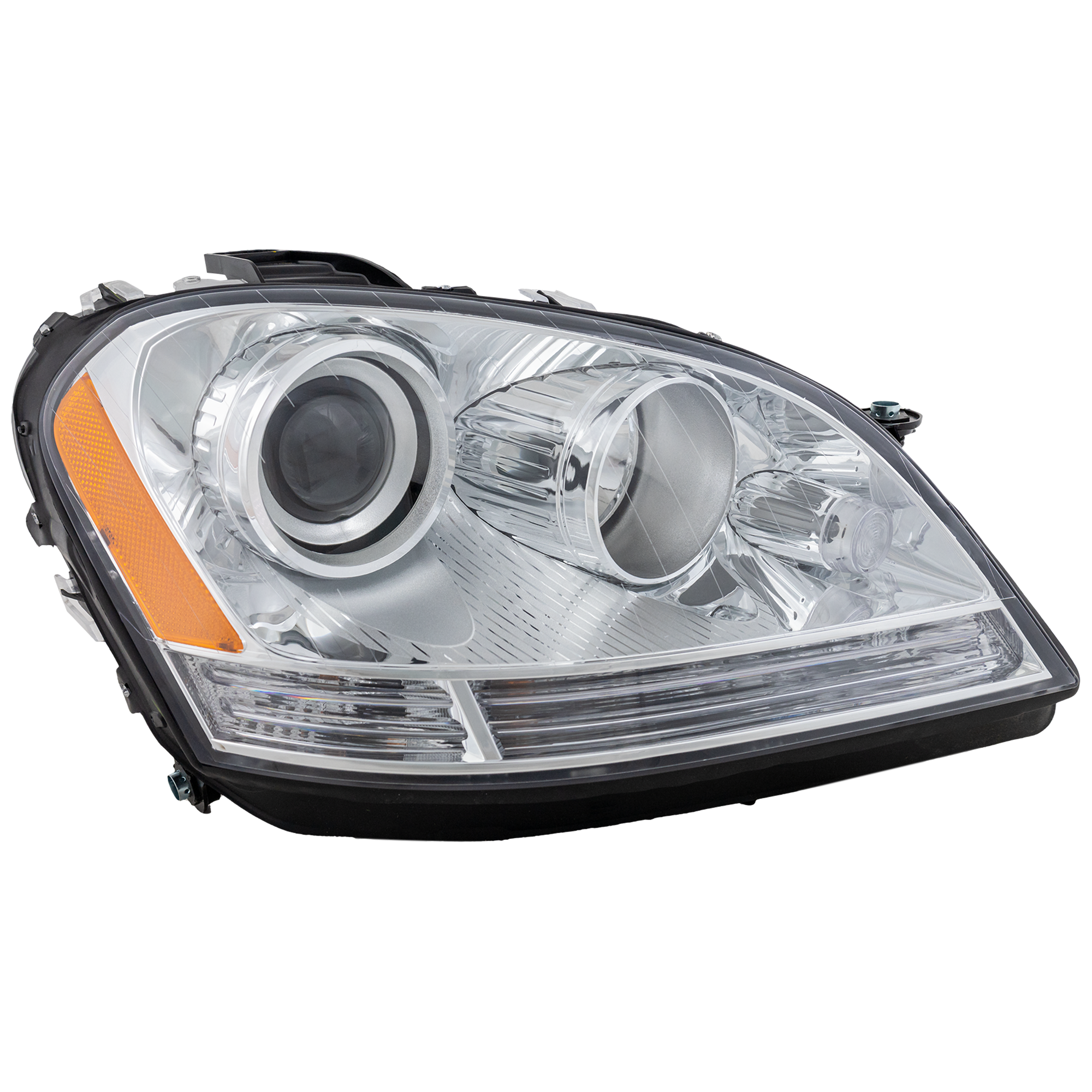 AM M CLASS 06-07 HEAD LAMP RH Assembly STD Type Halogen 08-08 w Amber Reflector SKU REPM100119 OEM 1648203861-164820386164