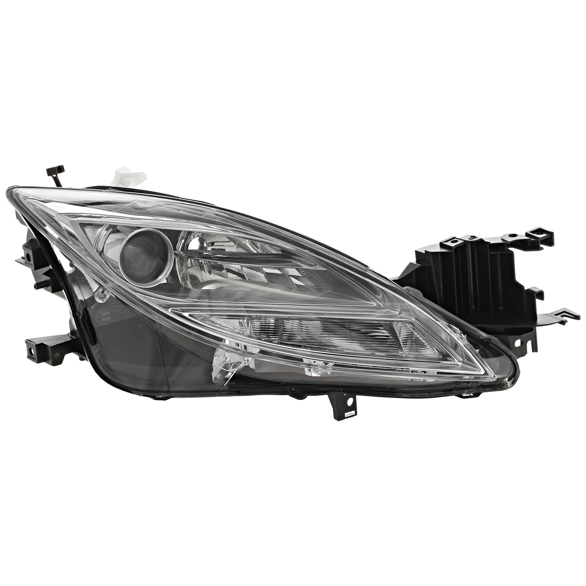 AM MAZDA 6-09-10 HEAD LAMP RH Lens and Housing Halogen SKU REPM100121 Partslink MA2519127 OEM GS3L510K0G