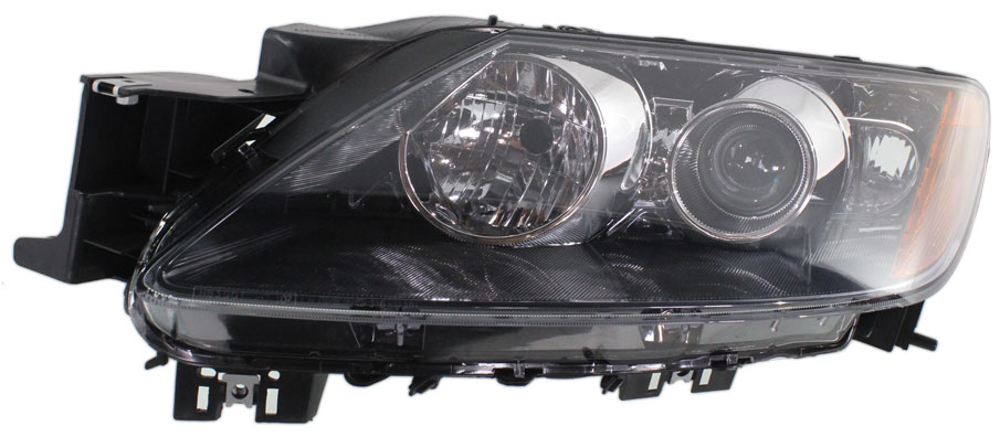 AM CX 7-09-09 HEAD LAMP LH Lens and Housing Halogen SKU REPM100144 Partslink MA2518132 OEM EG21510L0P