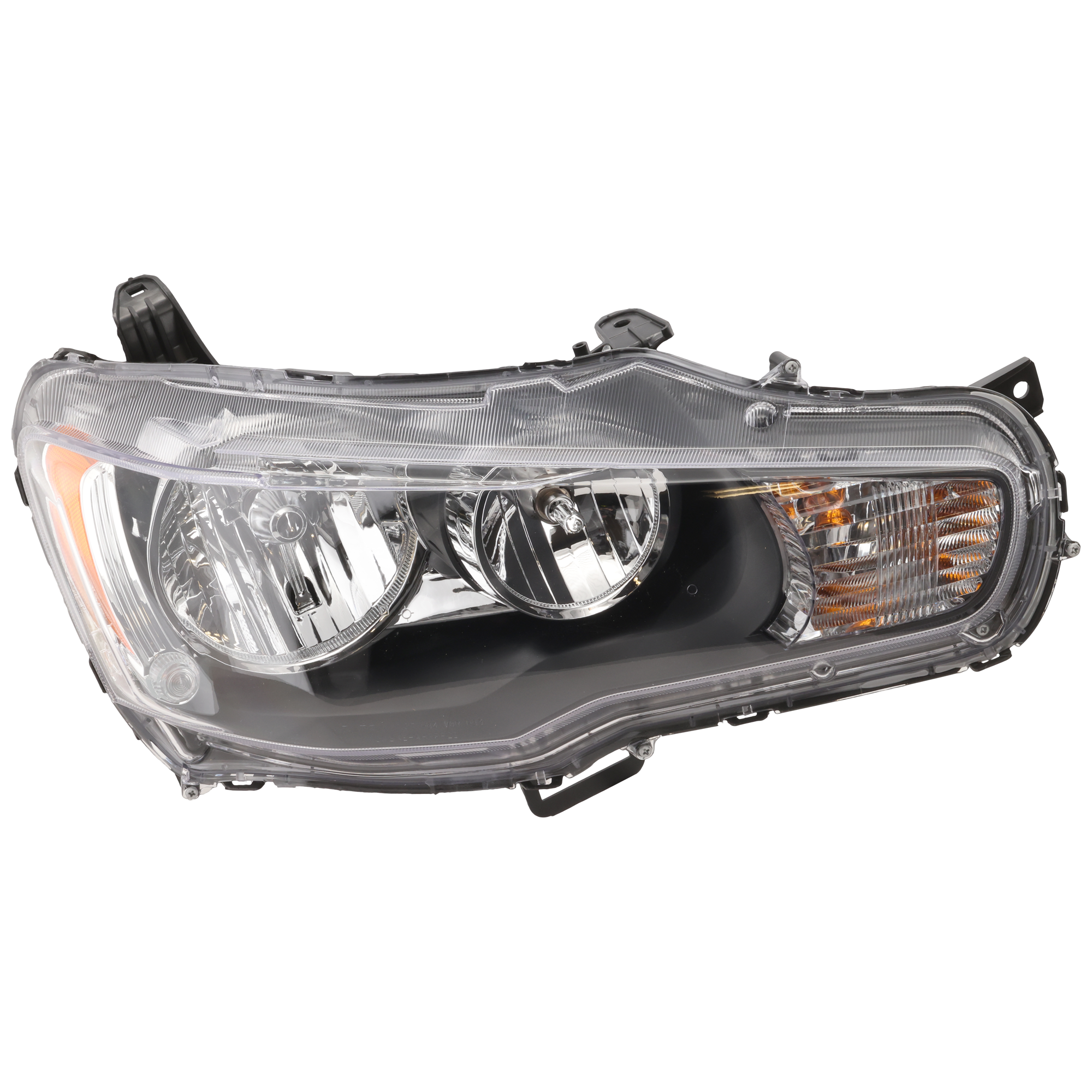 AM LANCER 09-17 HEAD LAMP RH Assembly Halogen From 11-08 SKU REPM100149 Partslink MI2503158 OEM 8301C362