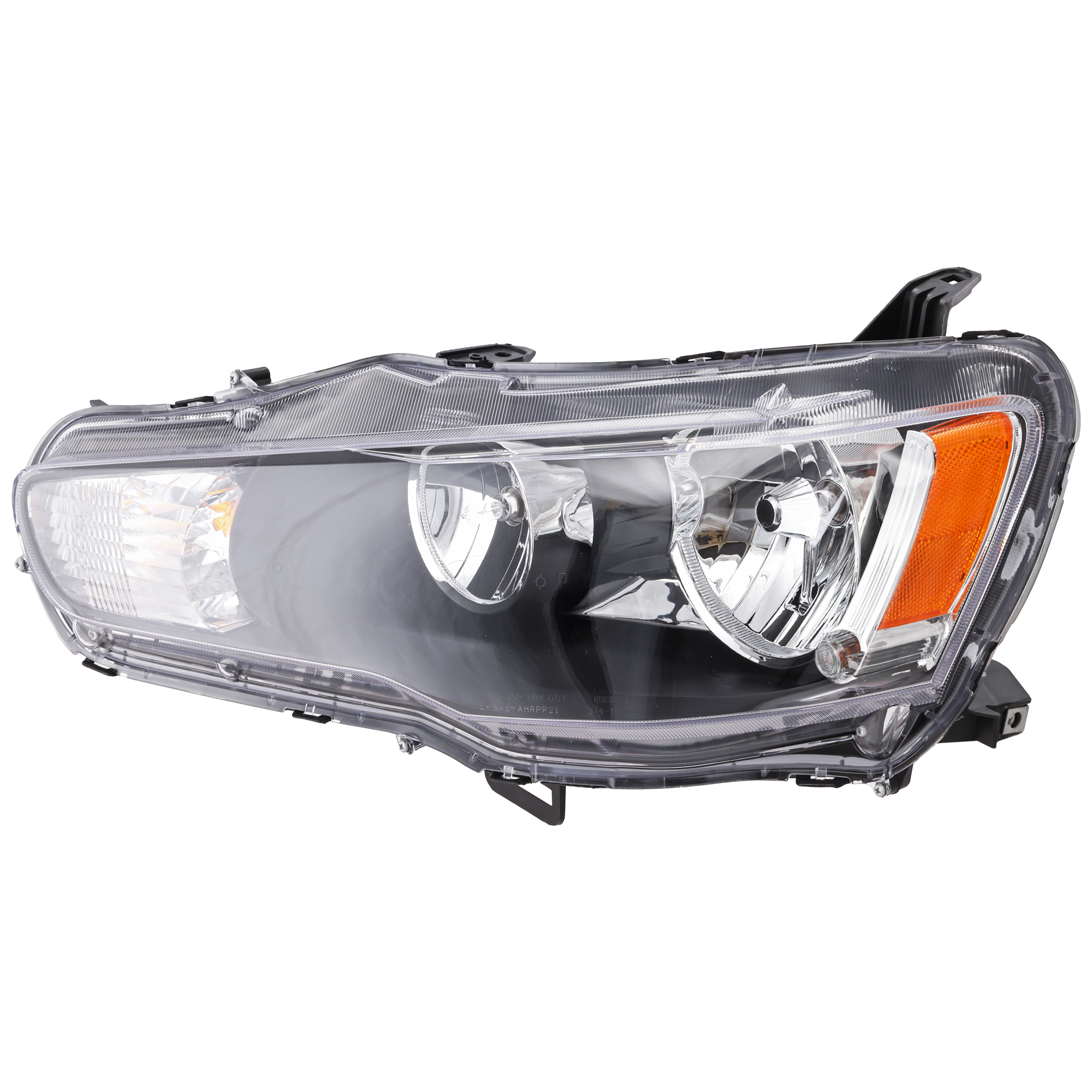 AM LANCER 09-17 HEAD LAMP LH Assembly Halogen From 11-08 SKU REPM100150 Partslink MI2502158 OEM 8301C361