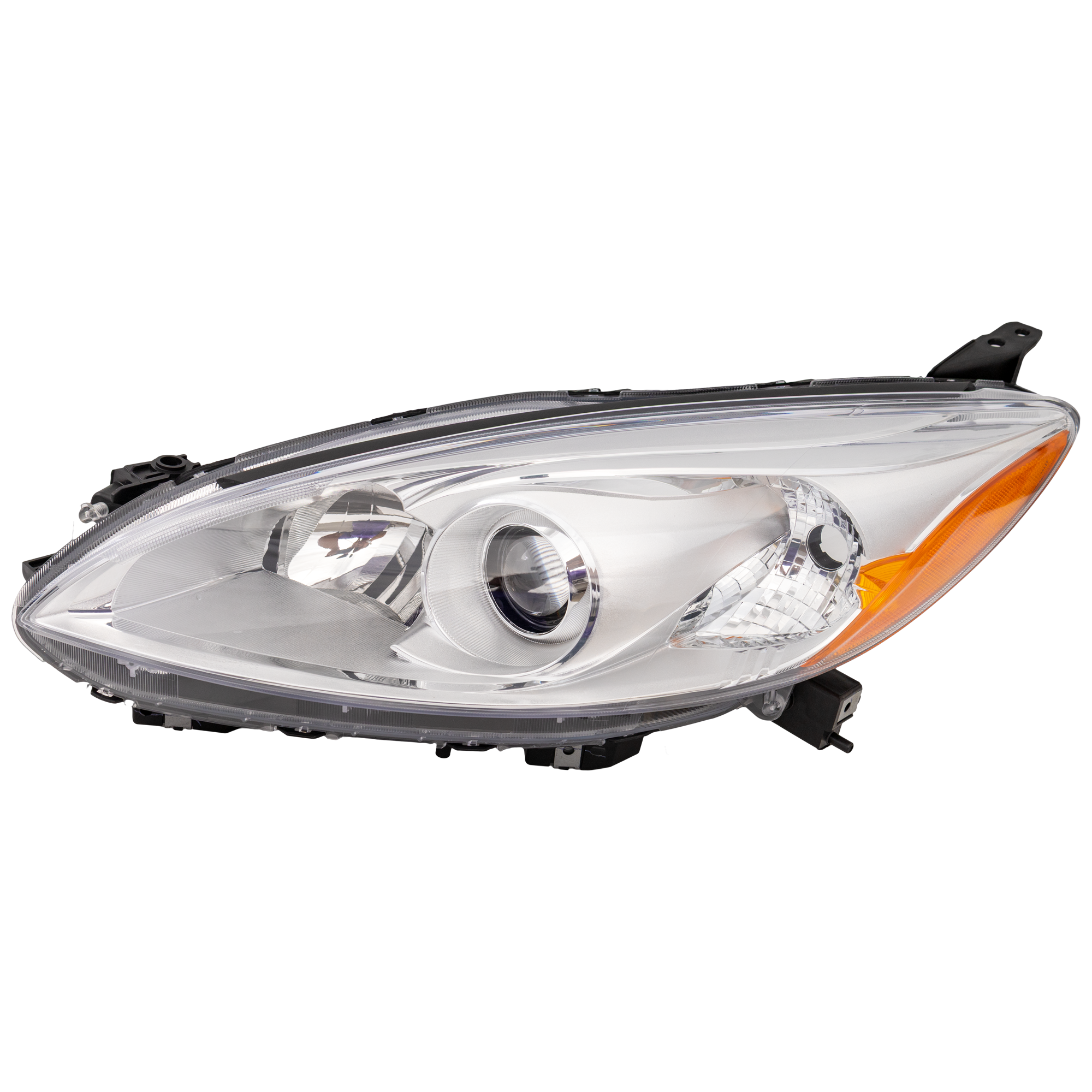 AM MAZDA 5-12-17 HEAD LAMP LH Lens and Housing Halogen CAPA SKU REPM100176Q Partslink MA2518139C OEM CG36510L0E
