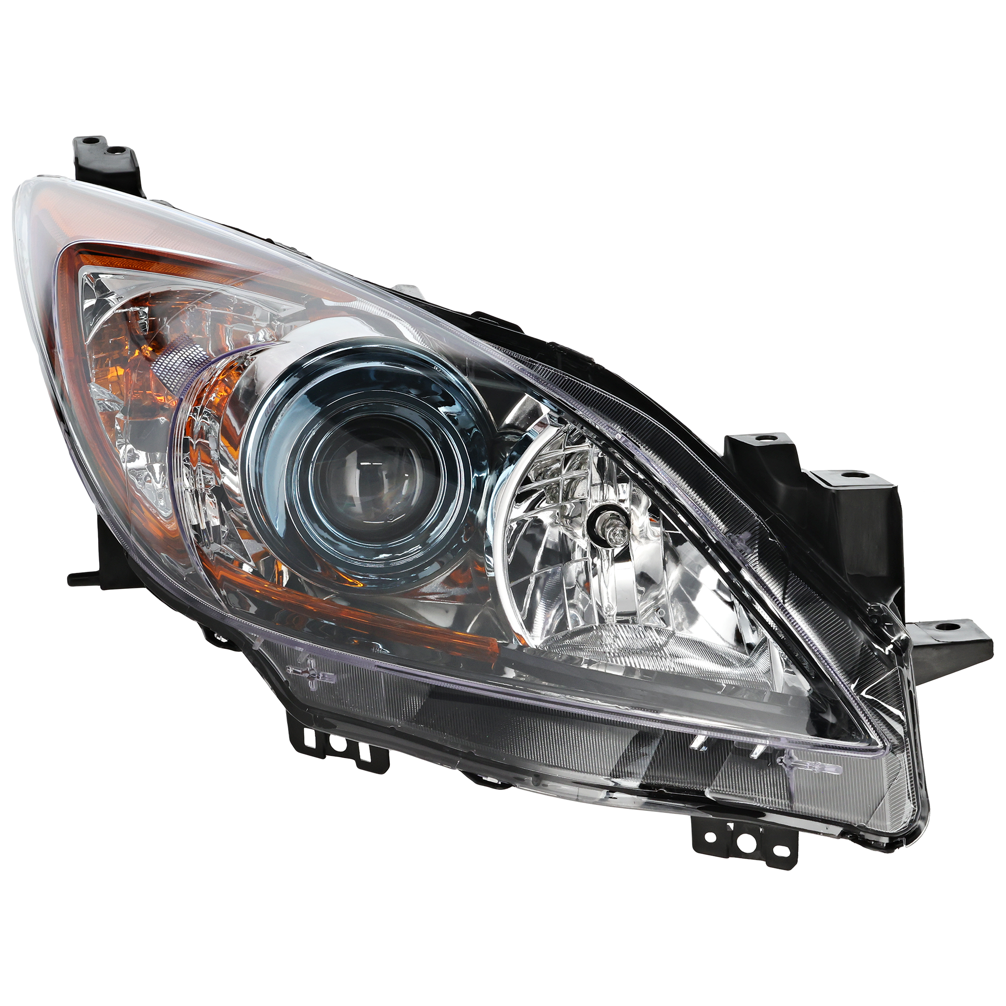 AM MAZDA 3-12-13 HEAD LAMP RH Assembly Halogen 6 Speed Trans Hatchback Sedan SKU REPM100183 OEM BFD1510K0D PFM