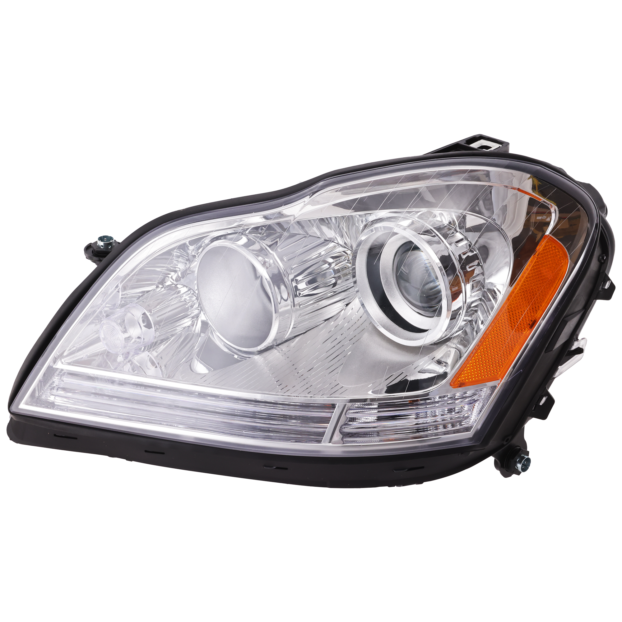 AM GL CLASS 07-12 HEAD LAMP LH Assembly Halogen SKU REPM100186 Partslink MB2502202 OEM 1648204759