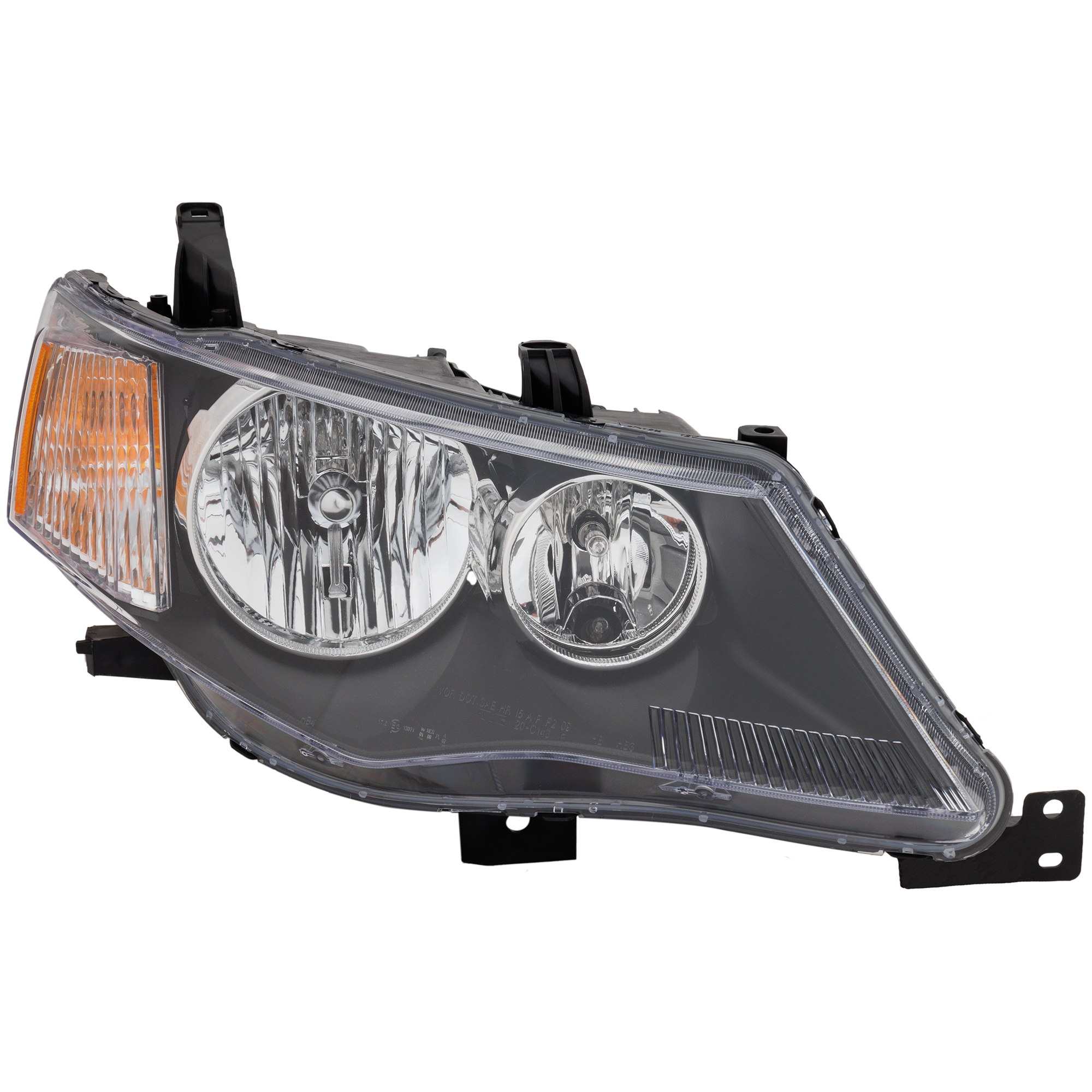 AM OUTLANDER 07-09 HEAD LAMP RH Assembly Halogen SKU REPM100195 Partslink MI2503162 MI2503144 OEM 8301B606-8301A918