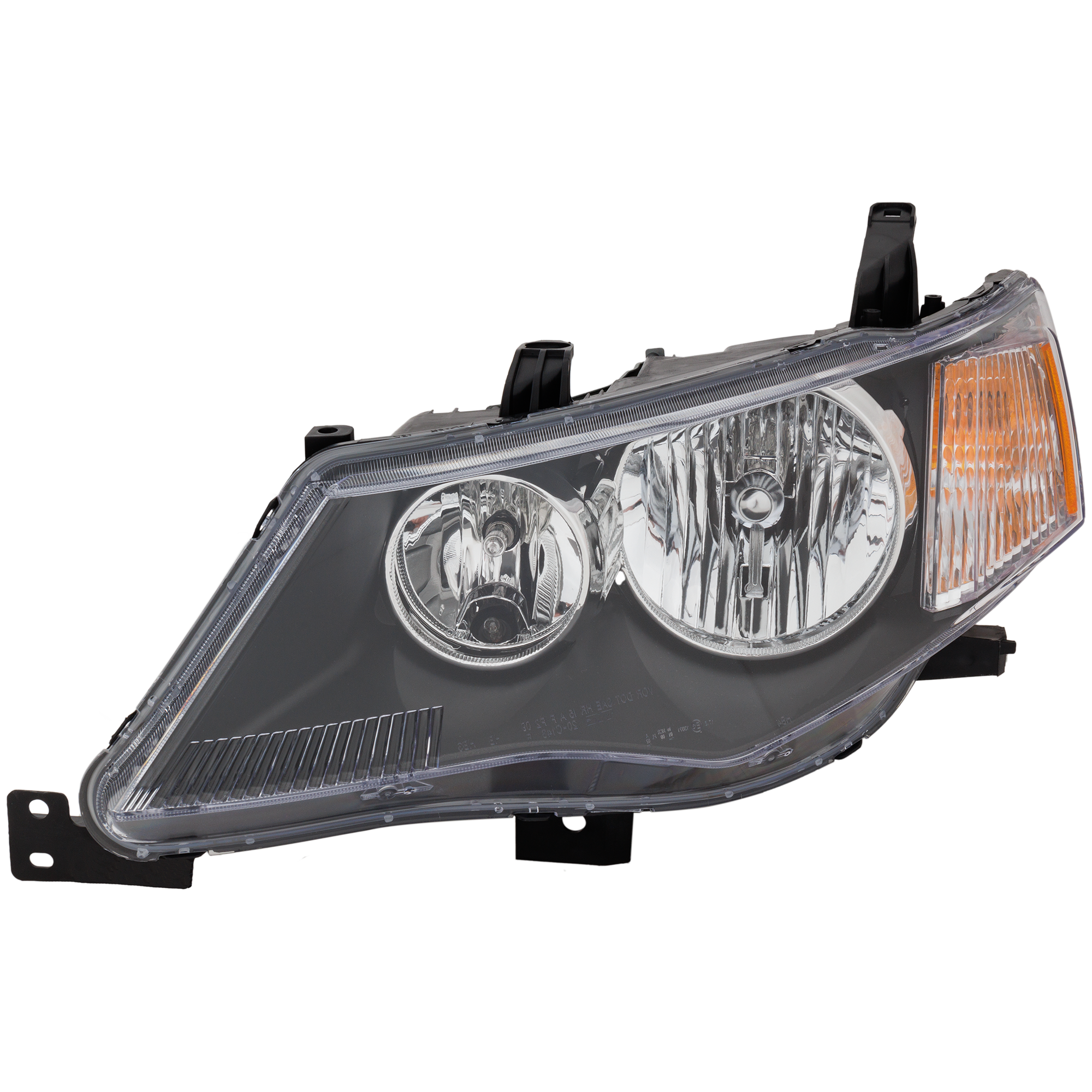 AM OUTLANDER 07-09 HEAD LAMP LH Assembly Halogen SKU REPM100196 Partslink MI2502162 MI2502144 OEM 8301B605-8301A917