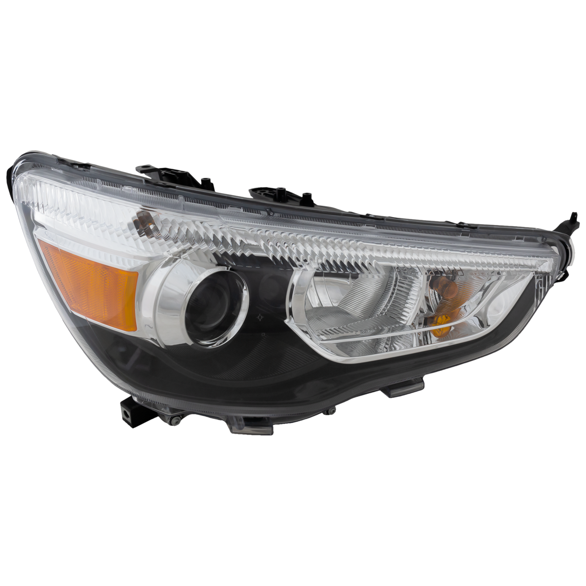 AM OUTLANDER SPORT RVR 11-19 HEAD LAMP RH Assembly Halogen Exc. SE Model CAPA SKU REPM100303Q Partslink MI2503160C OEM 8301C224