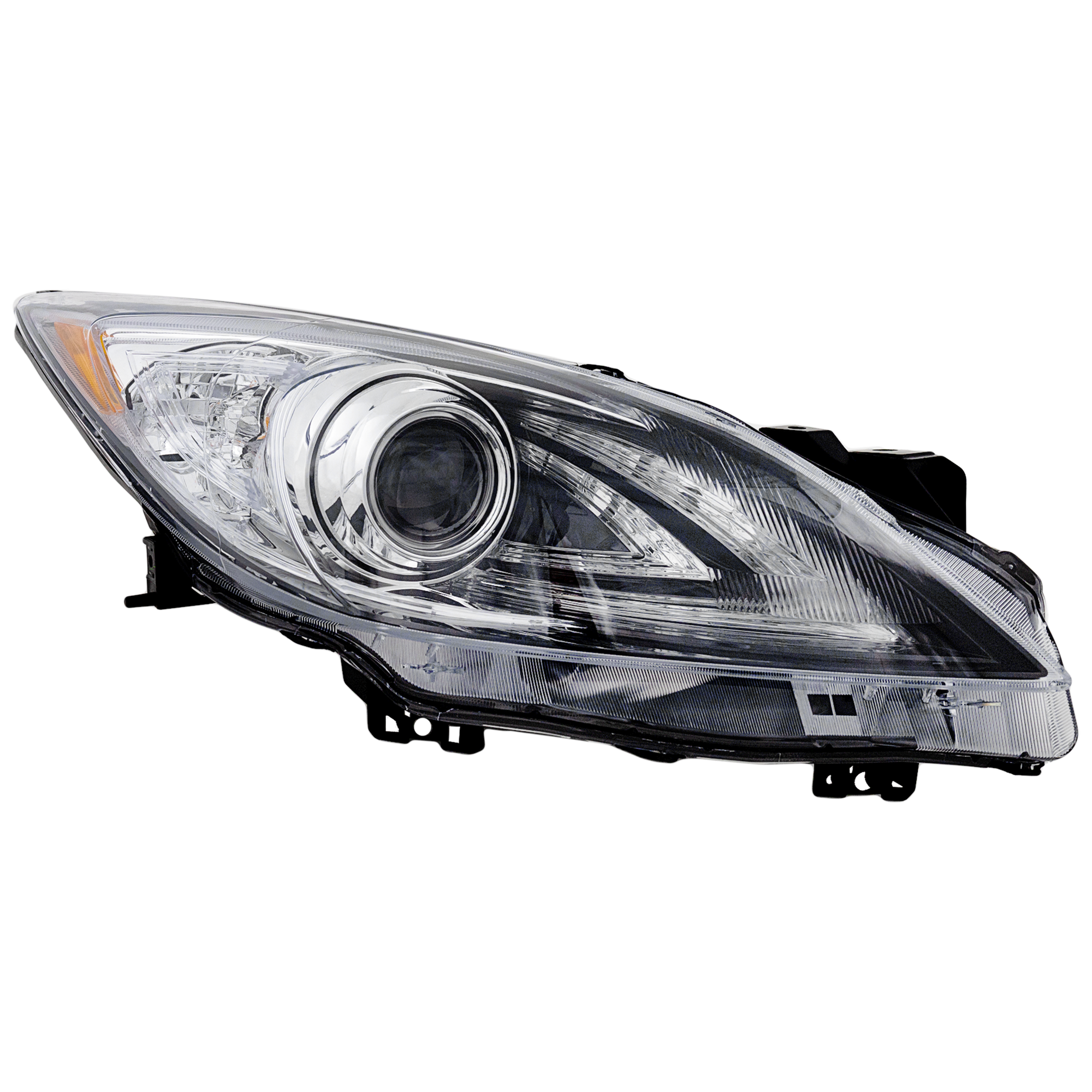 AM MAZDA 3-10-13 HEAD LAMP RH Lens and Housing HID Xenon w o HID Kit w o Auto Level Control w Daytime Running Light SKU REPM100311 Partslink MA2519149 OEM BBN251031S