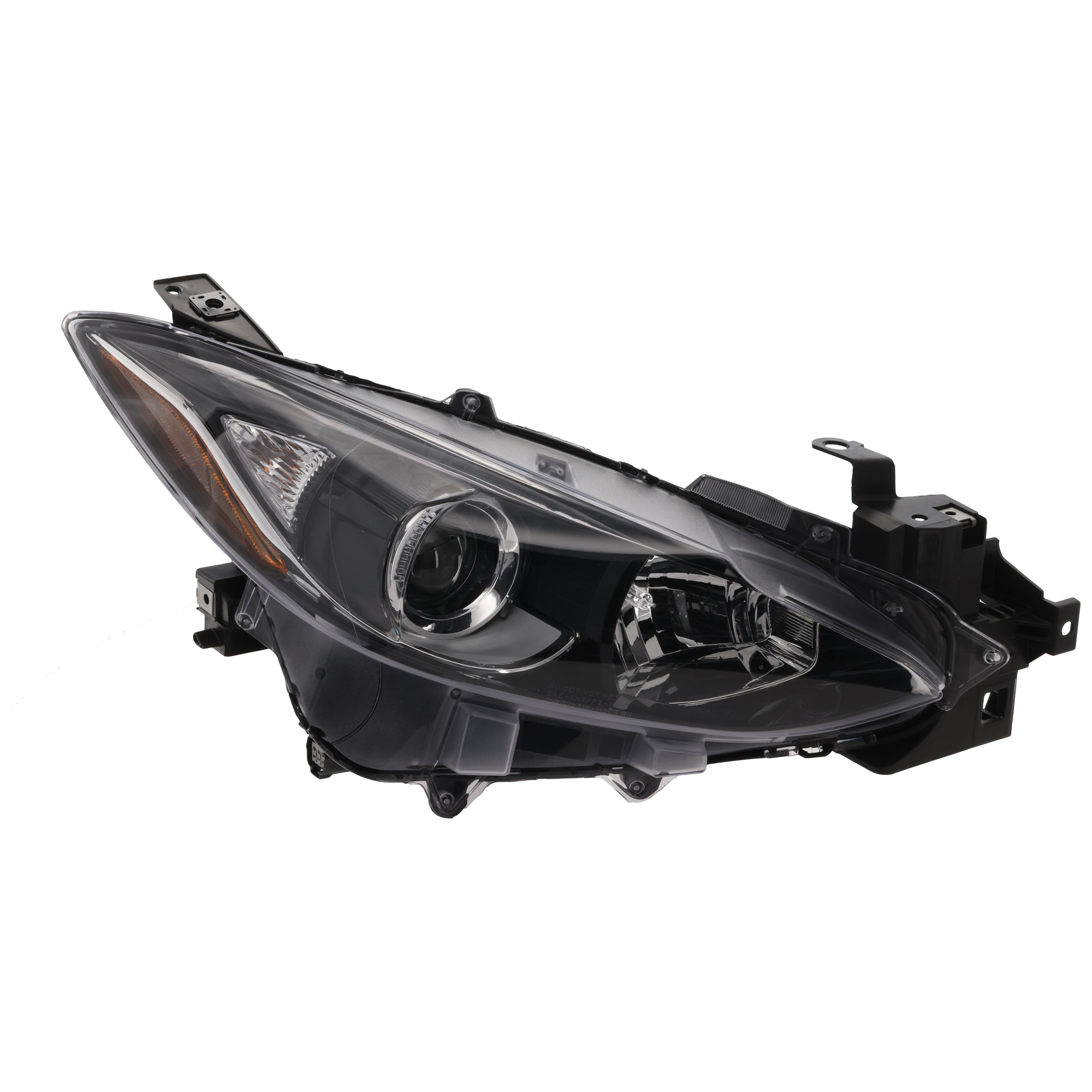 AM MAZDA 3-14-16 HEAD LAMP RH Assembly Halogen SKU REPM100319 Partslink MA2503144 OEM BPW1510K0