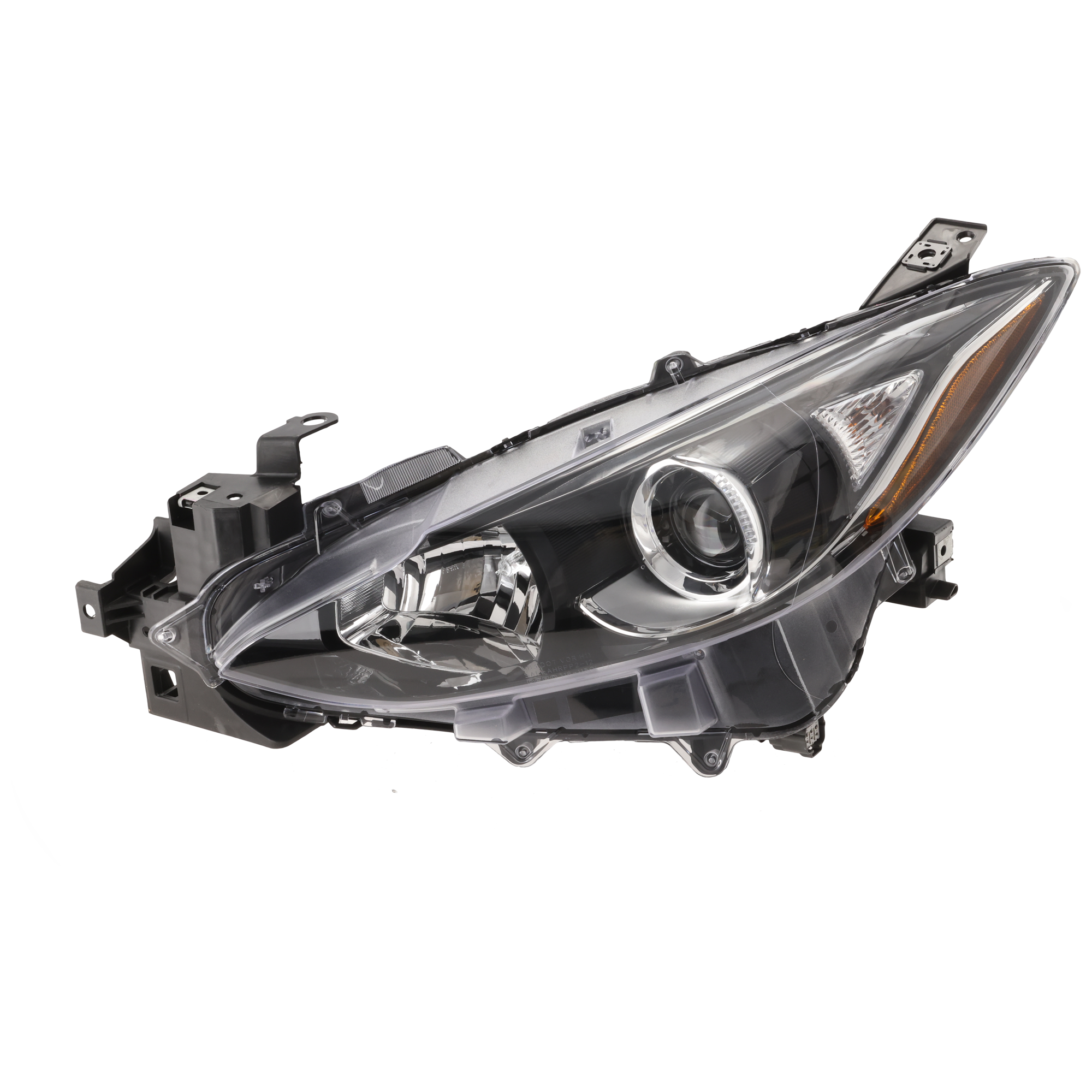AM MAZDA 3-14-16 HEAD LAMP LH Assembly Halogen SKU REPM100320 Partslink MA2502144 OEM BPW1510L0