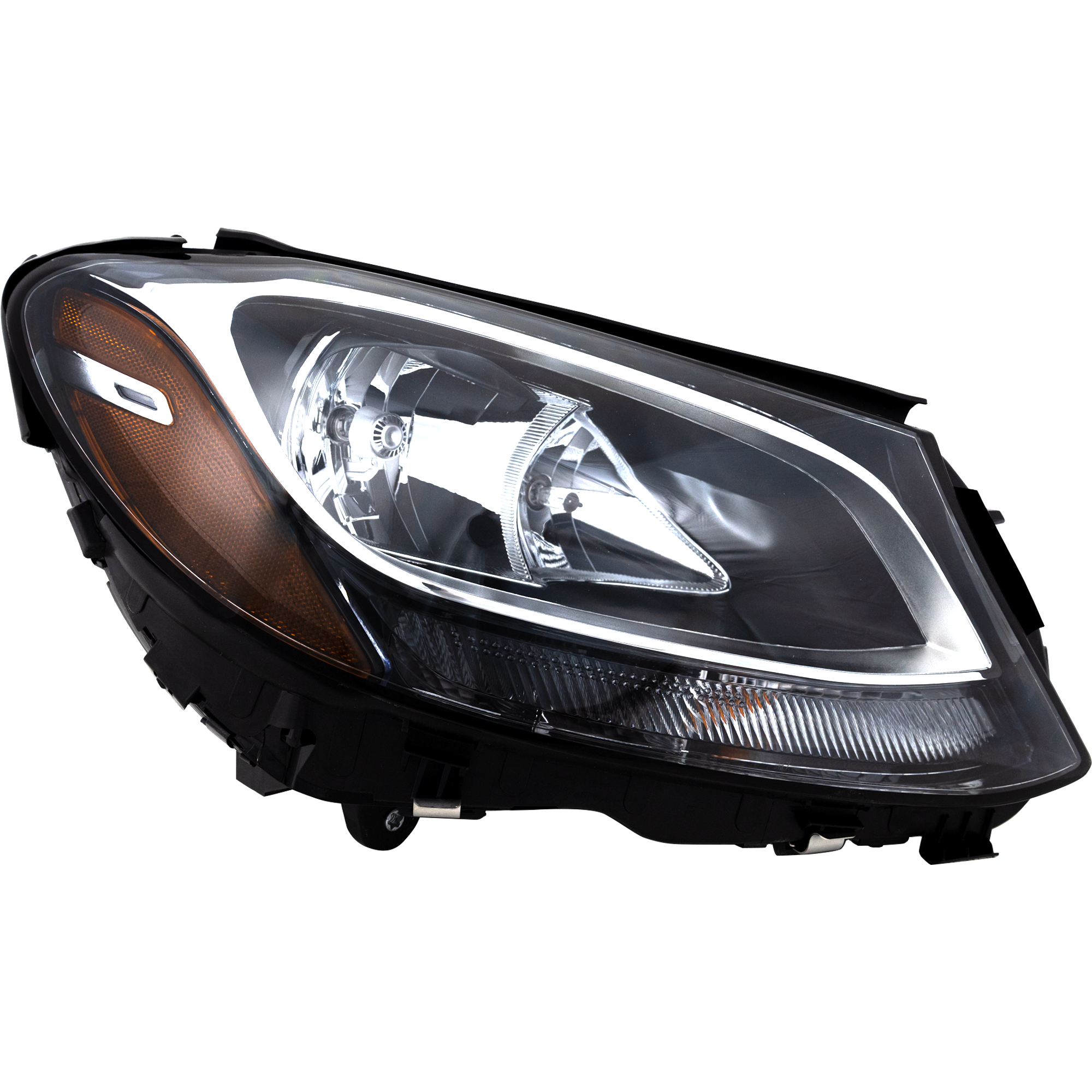 AM C CLASS 15-18 HEAD LAMP RH Assembly Halogen Sedan CAPA SKU REPM100323Q Partslink MB2503220C OEM 205906720264-2059067202