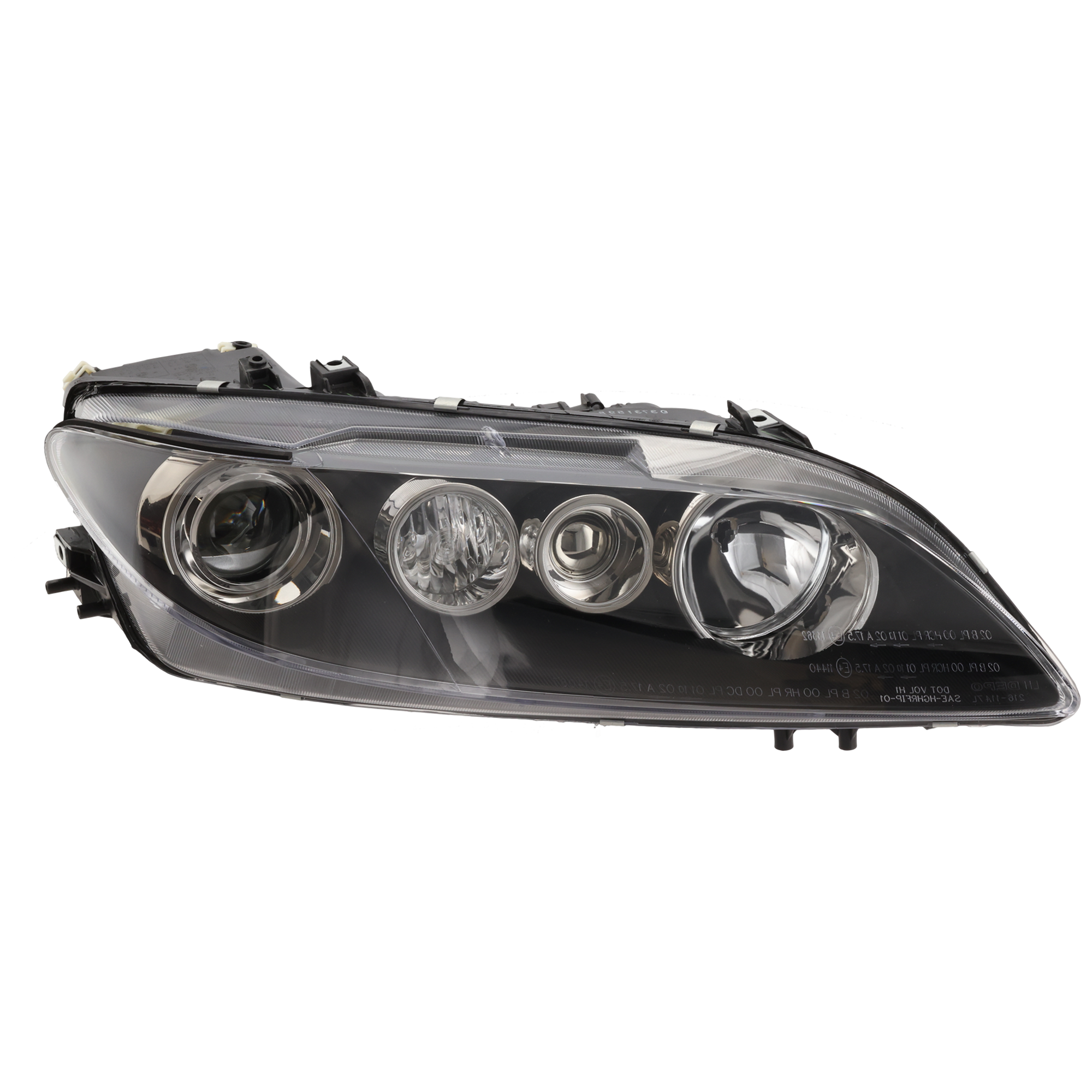 AM MAZDA 6-06-08 HEAD LAMP RH Lens and Housing HID Xenon w o HID Kit w o Turbo SKU REPM100327 Partslink MA2503136 OEM GP7C51031C