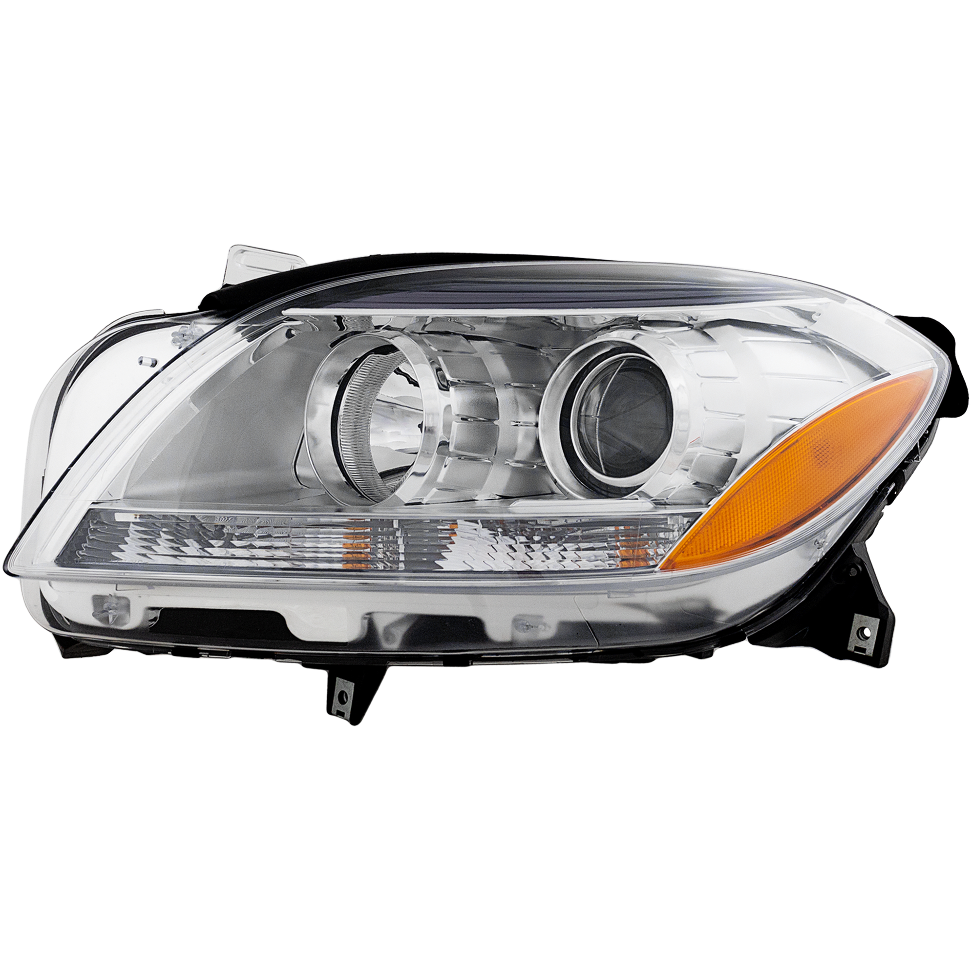 AM M CLASS 12-15 HEAD LAMP LH Assembly Halogen CAPA SKU REPM100364Q Partslink MB2502192C OEM 1668205259