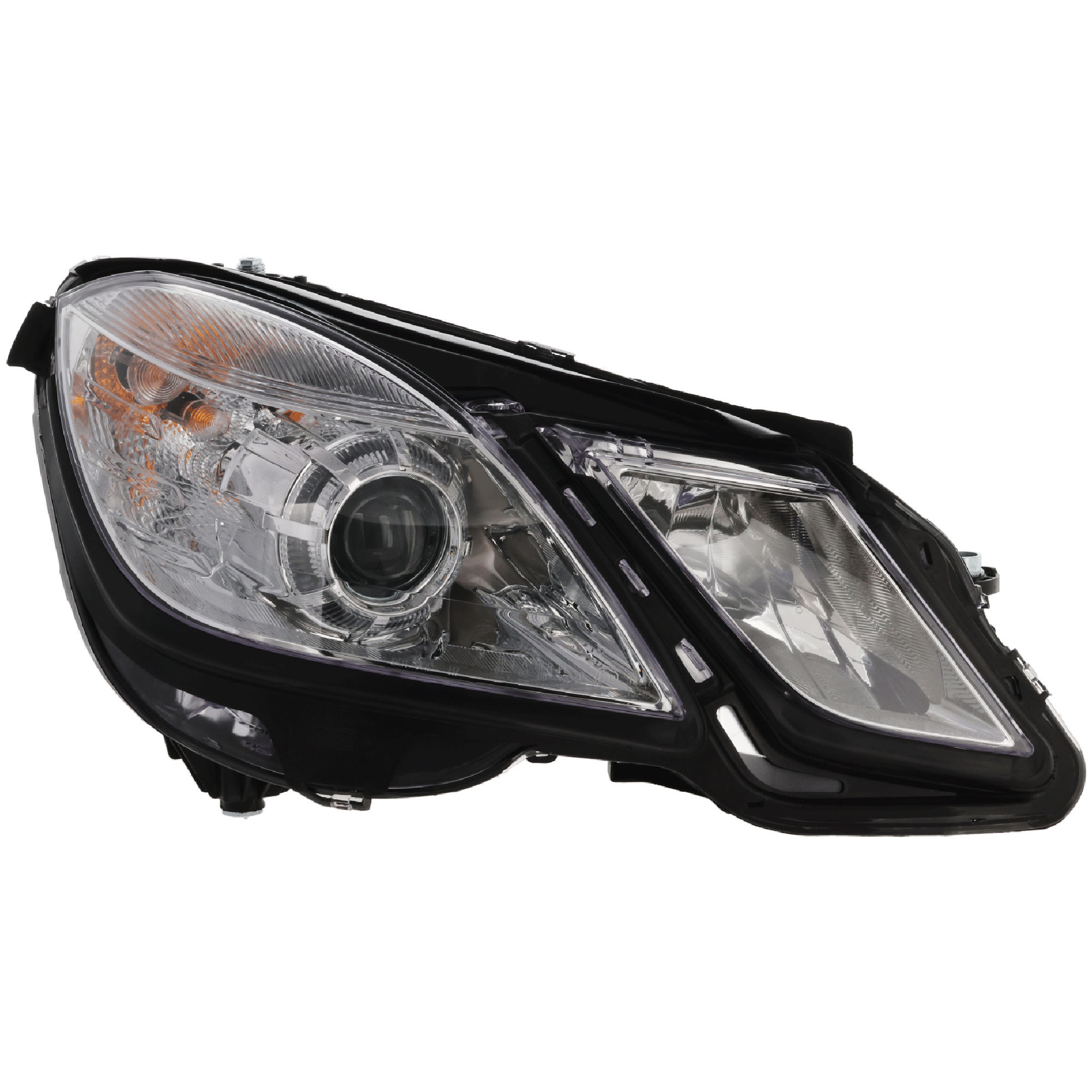 AM E CLASS 10-13 HEAD LAMP RH Assembly Halogen w o Cornering Lamps Sedan Wagon CAPA SKU REPM100371Q Partslink MB2503182C OEM 2128209661