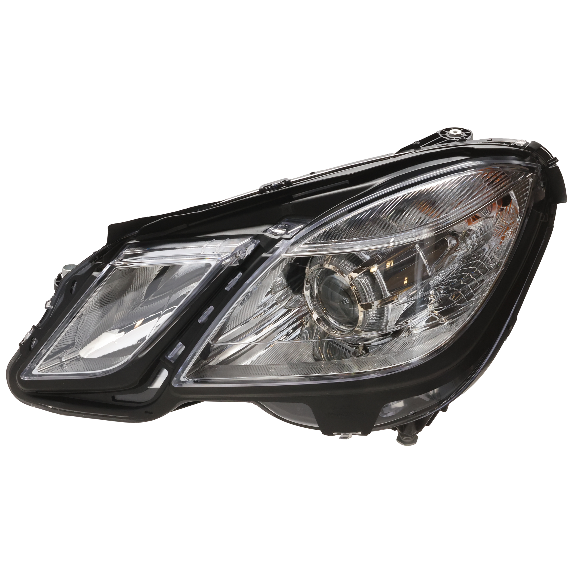 AM E CLASS 10-13 HEAD LAMP LH Assembly Halogen w o Cornering Lamps Sedan Wagon SKU REPM100372 Partslink MB2502182 OEM 2128209561