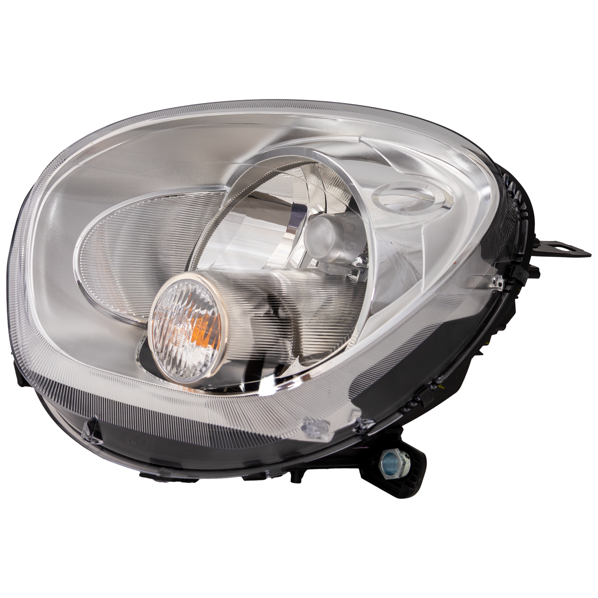 AM COOPER COUNTRYMAN 11-16 HEAD LAMP LH Assembly Halogen w White Turn Signal Light CAPA SKU REPM100388Q Partslink MC2502110C OEM 63129801035