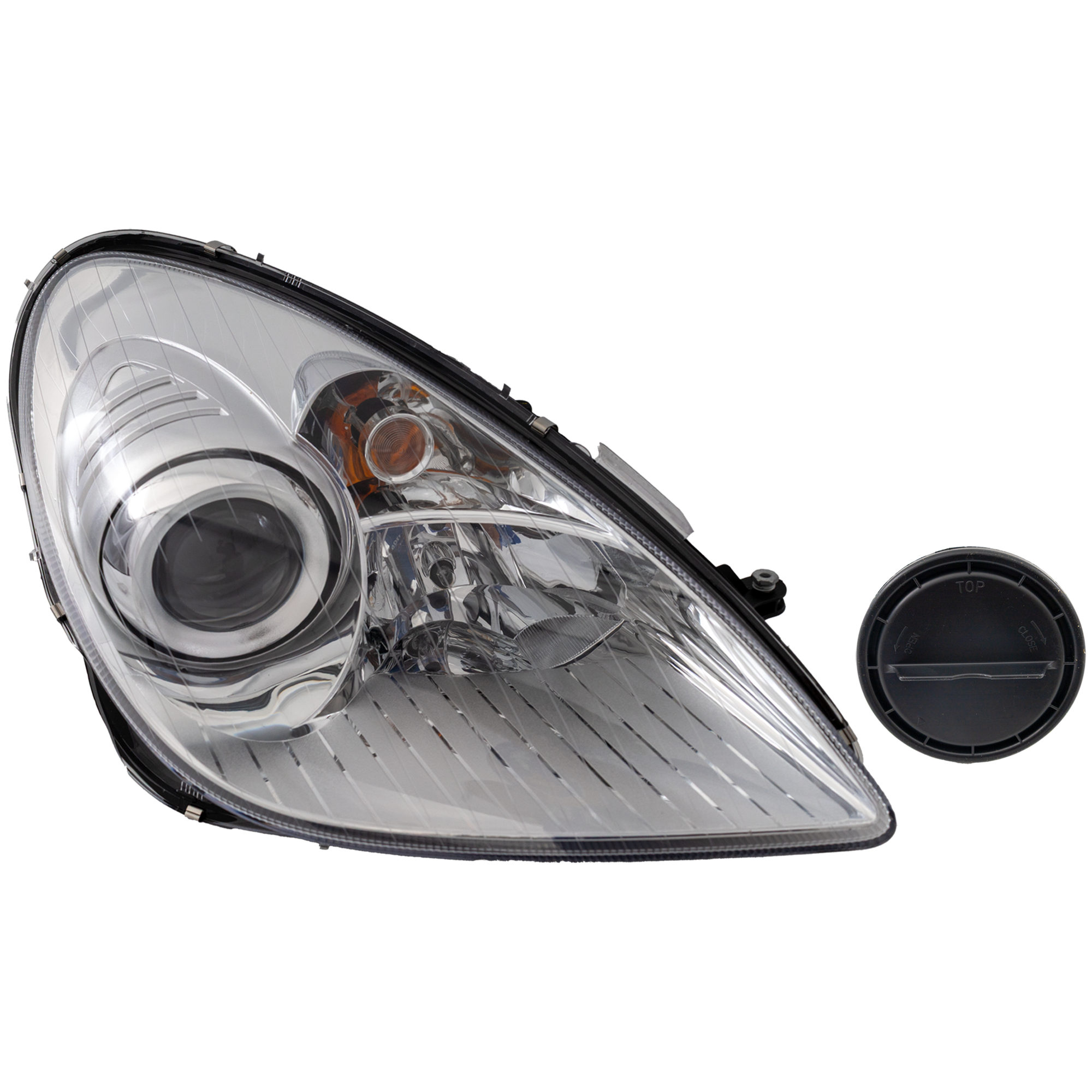 AM SLK CLASS 05-11 HEAD LAMP RH Assembly Halogen w o Sport Package SKU REPM100389 Partslink MB2503165 OEM 1718203661
