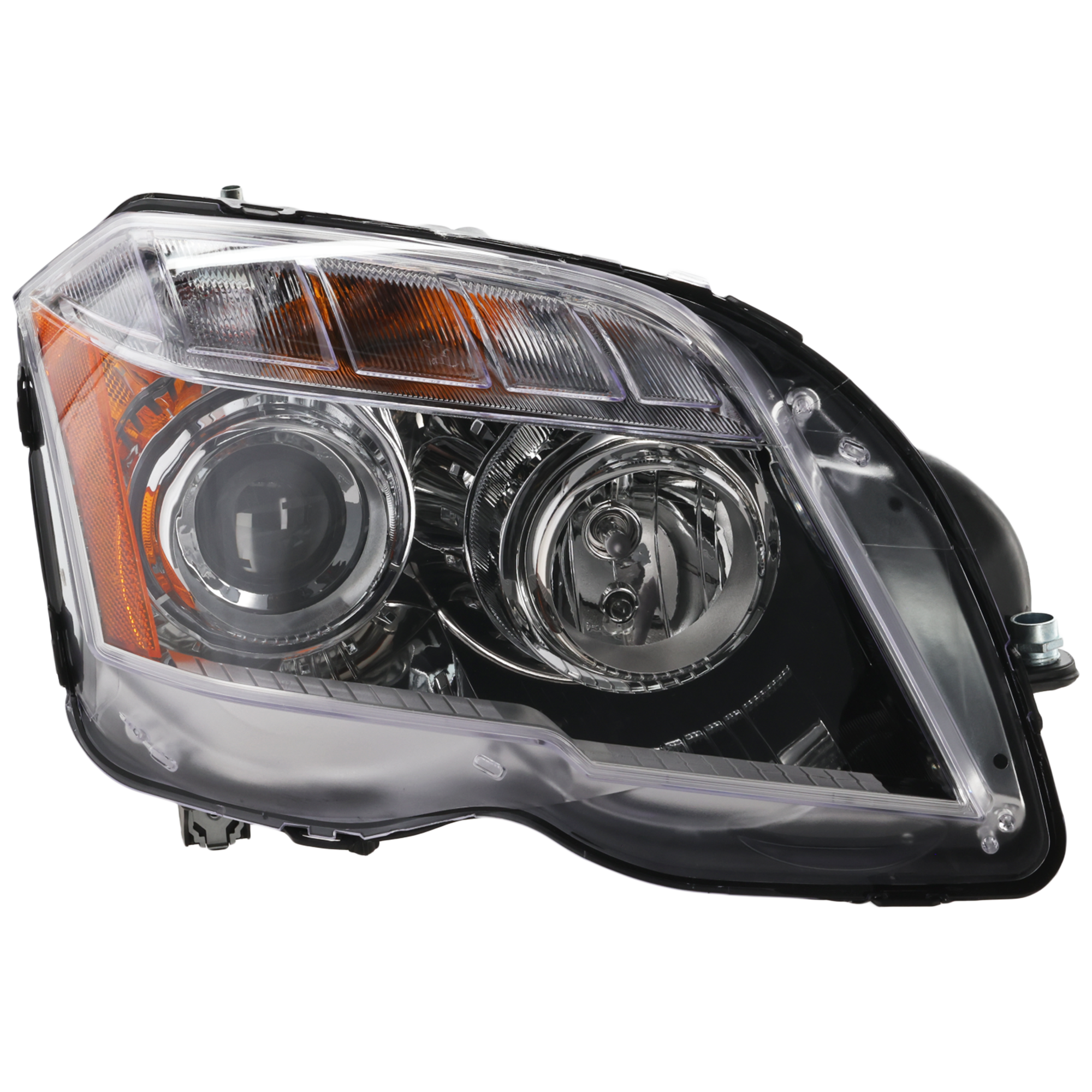 AM GLK350-10-12 HEAD LAMP RH Assembly Halogen CAPA SKU REPM100395Q Partslink MB2503188C OEM 2048207359