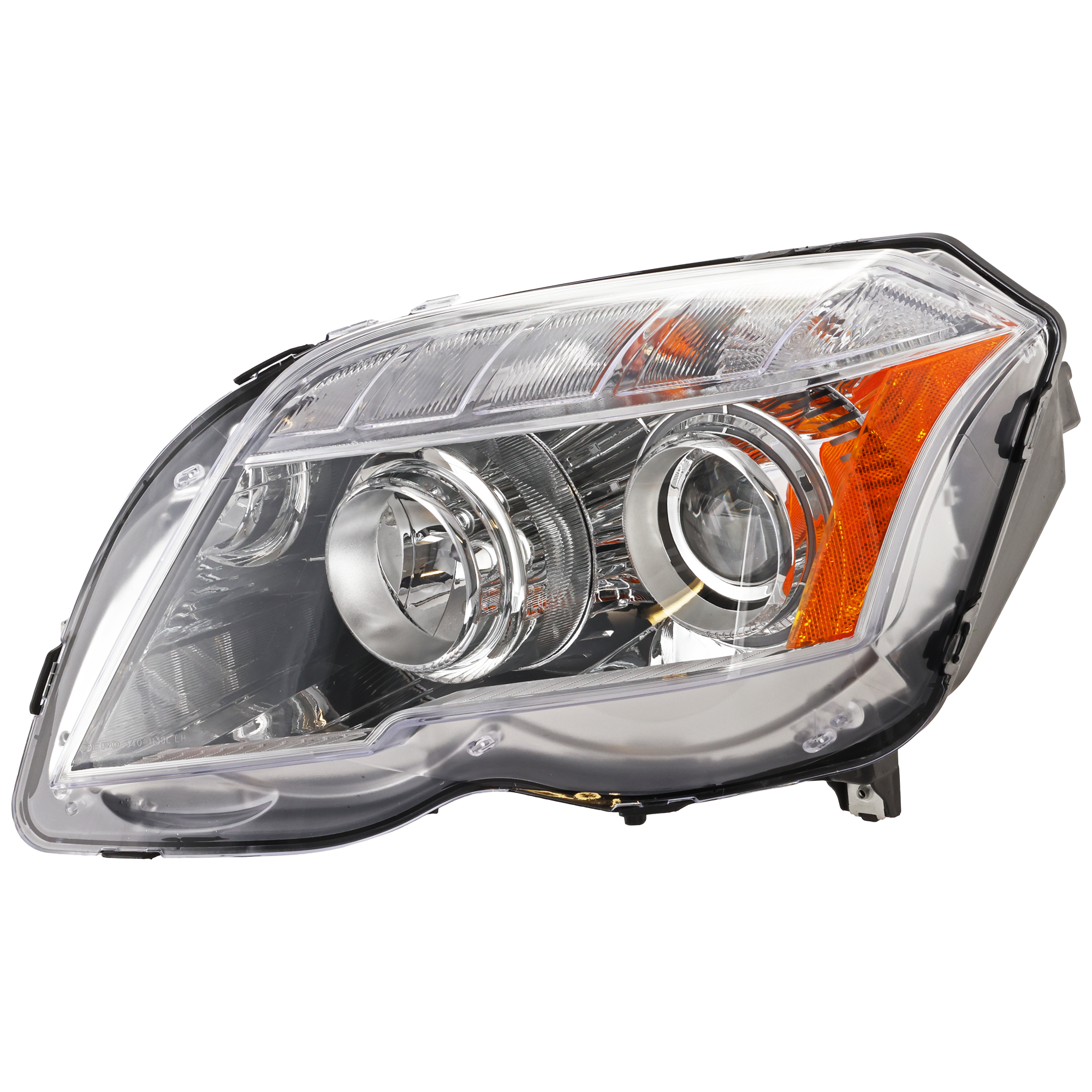 AM GLK350-10-12 HEAD LAMP LH Assembly Halogen SKU REPM100396 Partslink MB2502188 OEM 2048207259