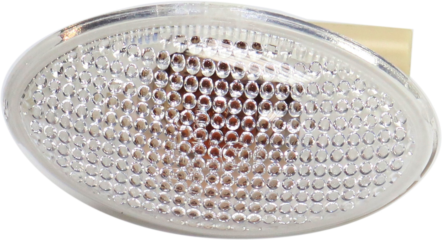 AM COOPER 02-08 FRONT SIDE MARKER LAMP RH=LH Assembly Repeater Lamp Clear Lens SKU REPM104907 Partslink MC2570101 OEM 63137166014