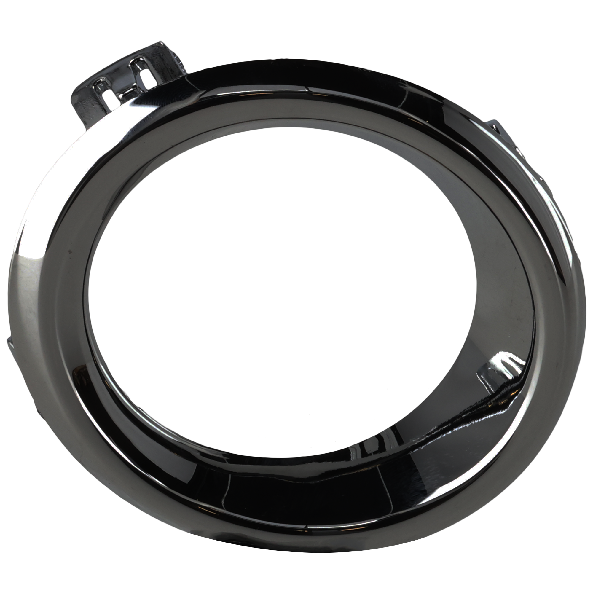 AM MAZDA 3-14-16 FRONT FOG LAMP MOLDING LH Chrome Hatchback Sedan Japan Built Vehicle Ring SKU REPM108006 Partslink MA1038125 OEM BJE150C22
