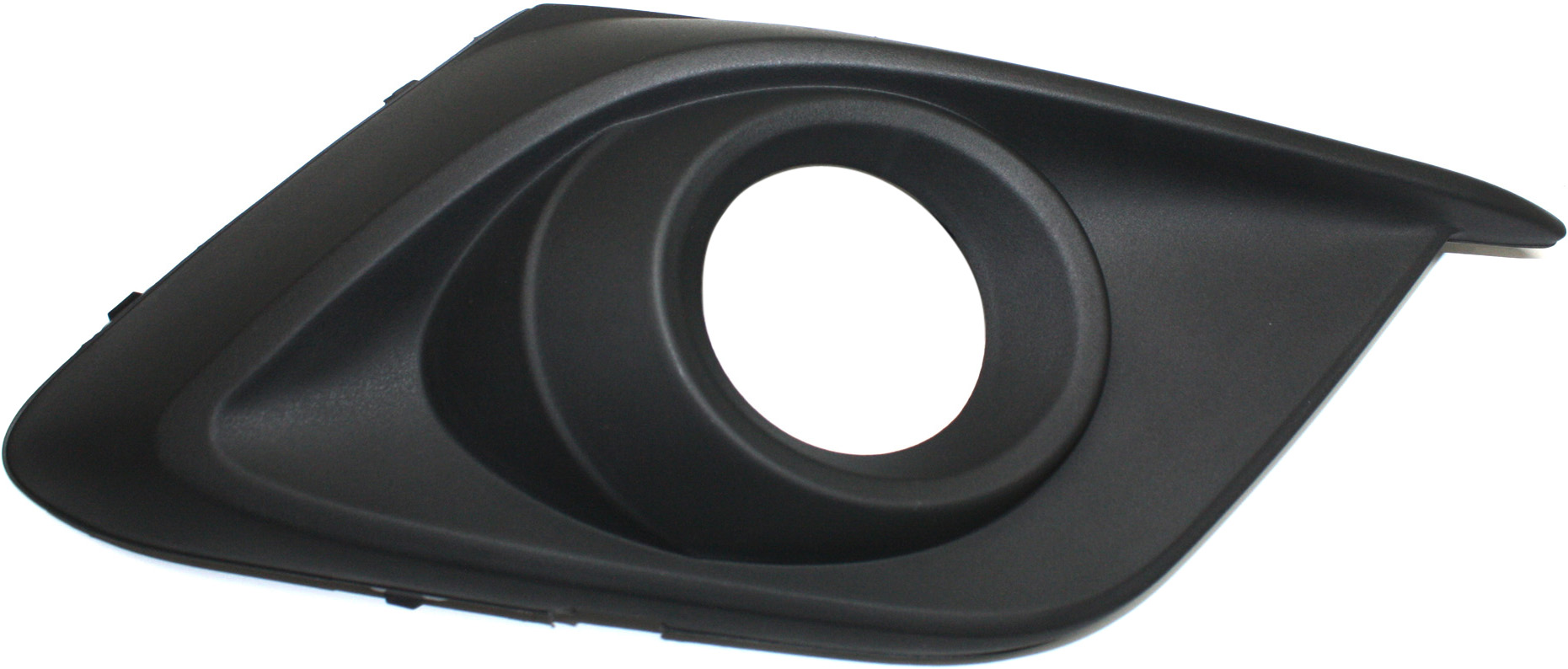 AM MAZDA 3-14-16 FRONT FOG LAMP MOLDING RH Textured Black Hatchback Sedan SKU REPM108009 Partslink MA1039123 OEM BHR150C11A