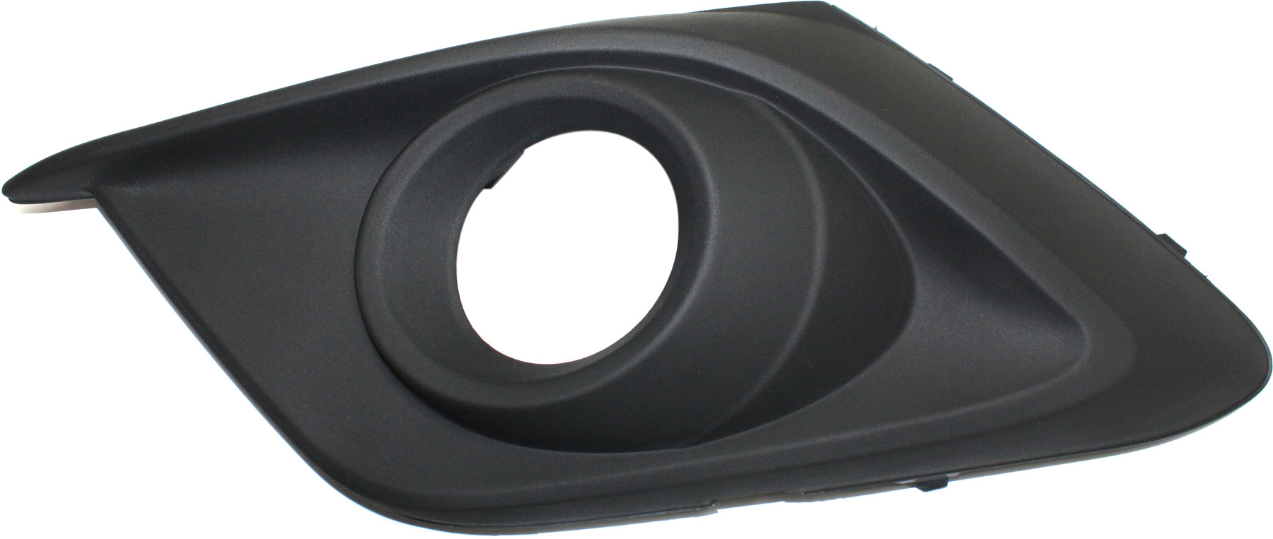 AM MAZDA 3-14-16 FRONT FOG LAMP MOLDING LH Textured Black Hatchback Sedan SKU REPM108010 Partslink MA1038123 OEM BHR150C21A