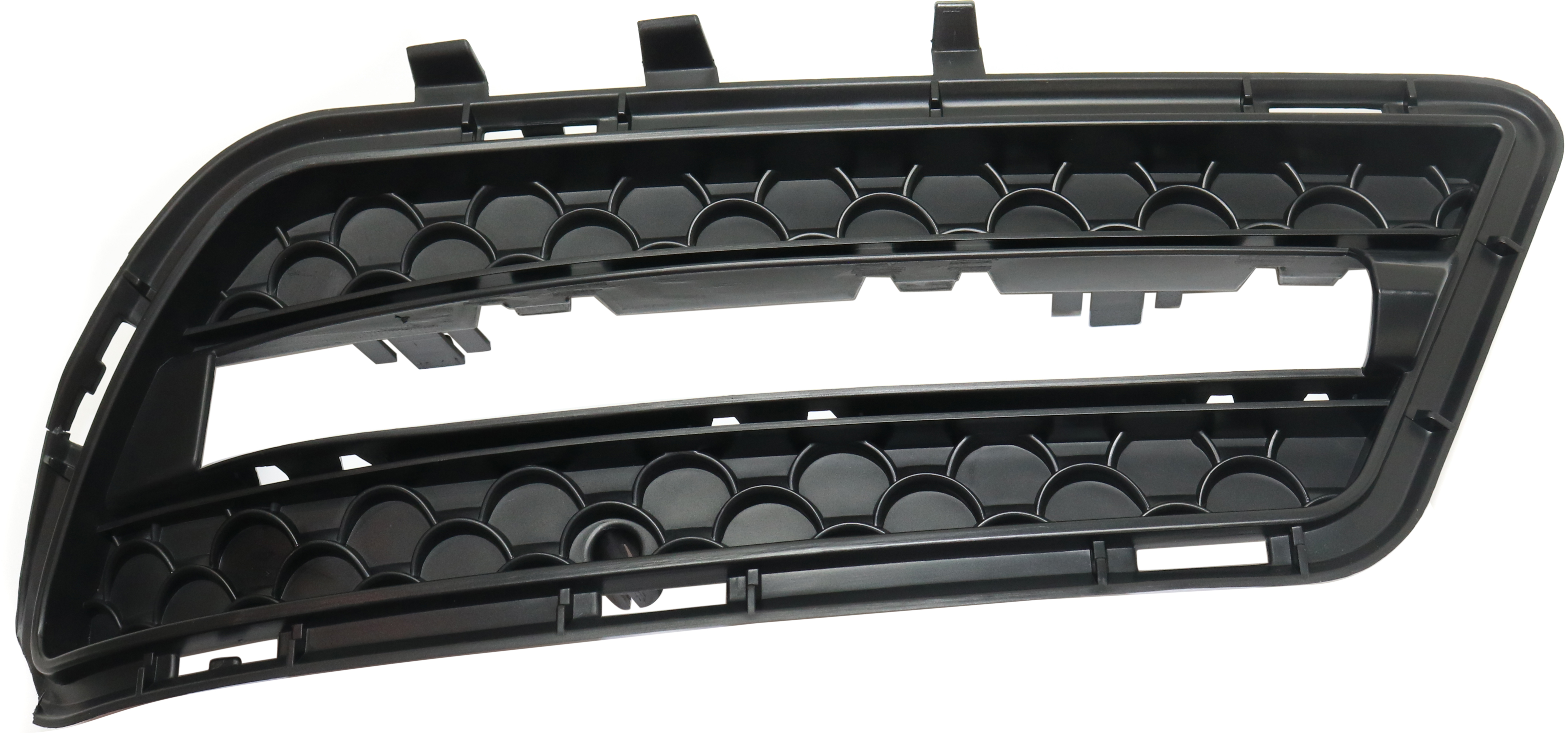 AM E400-13-13 FRONT FOG LAMP MOLDING RH Primed w AMG Styling Pkg Cornering Lamps and Driving Lamps SKU REPM108035 Partslink MB1039162 OEM 2128851853