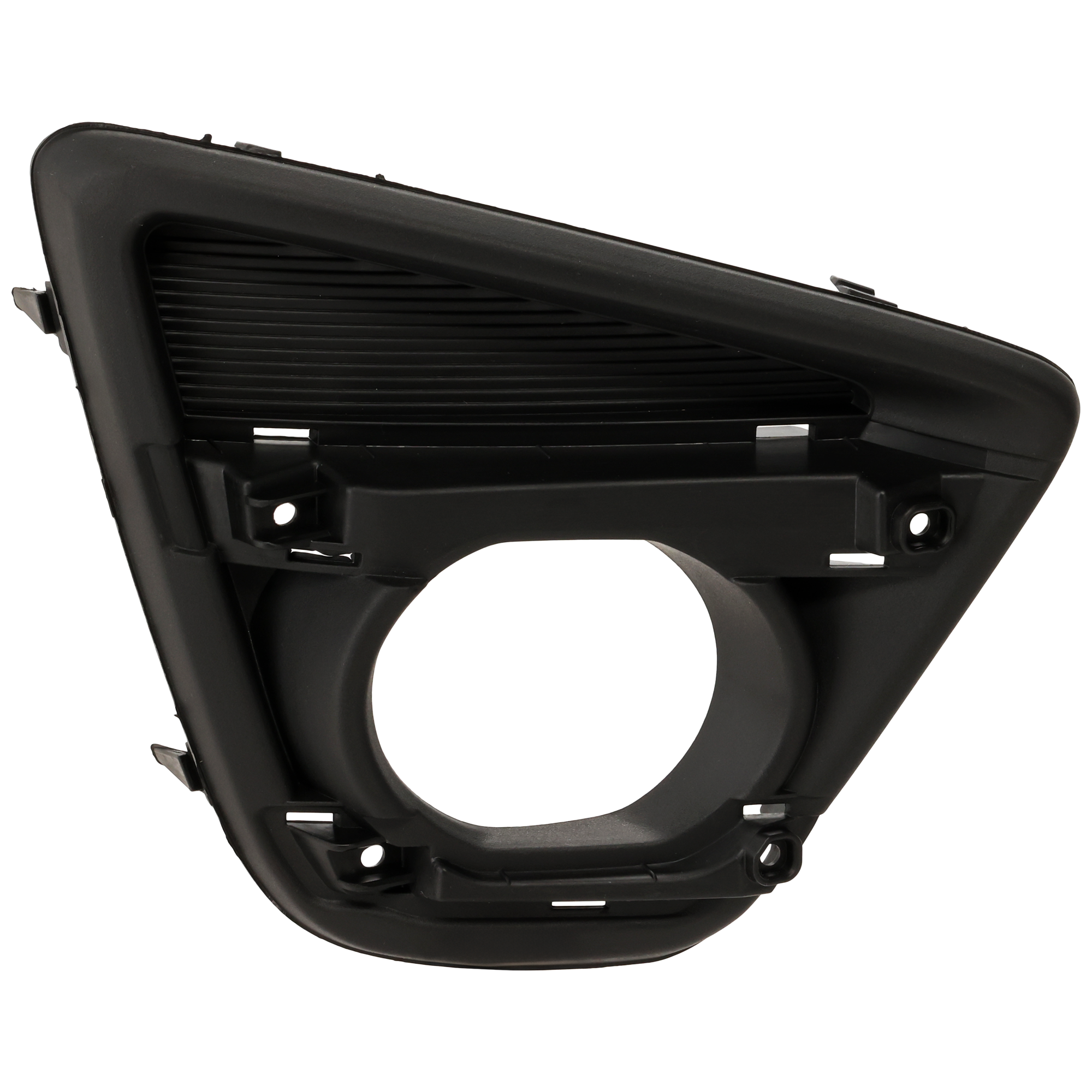 AM CX 5-16-16 FRONT FOG LAMP MOLDING RH Textured Black w Standard Type Fog Lights SKU REPM108209 Partslink MA1039132 OEM KA0J50C11A