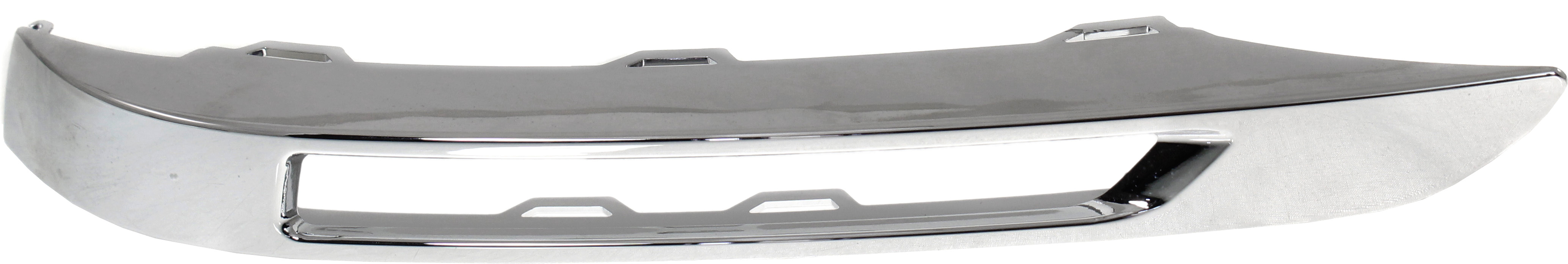 AM GLK CLASS 13-15 FRONT FOG LAMP MOLDING LH Chrome w o AMG Styling Package SKU REPM108216 Partslink MB1038175 OEM 2048853374